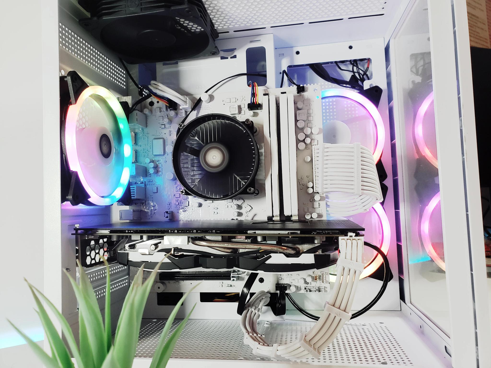 i7 Value Gaming PC | ⚙️RX580 | All White✨ |