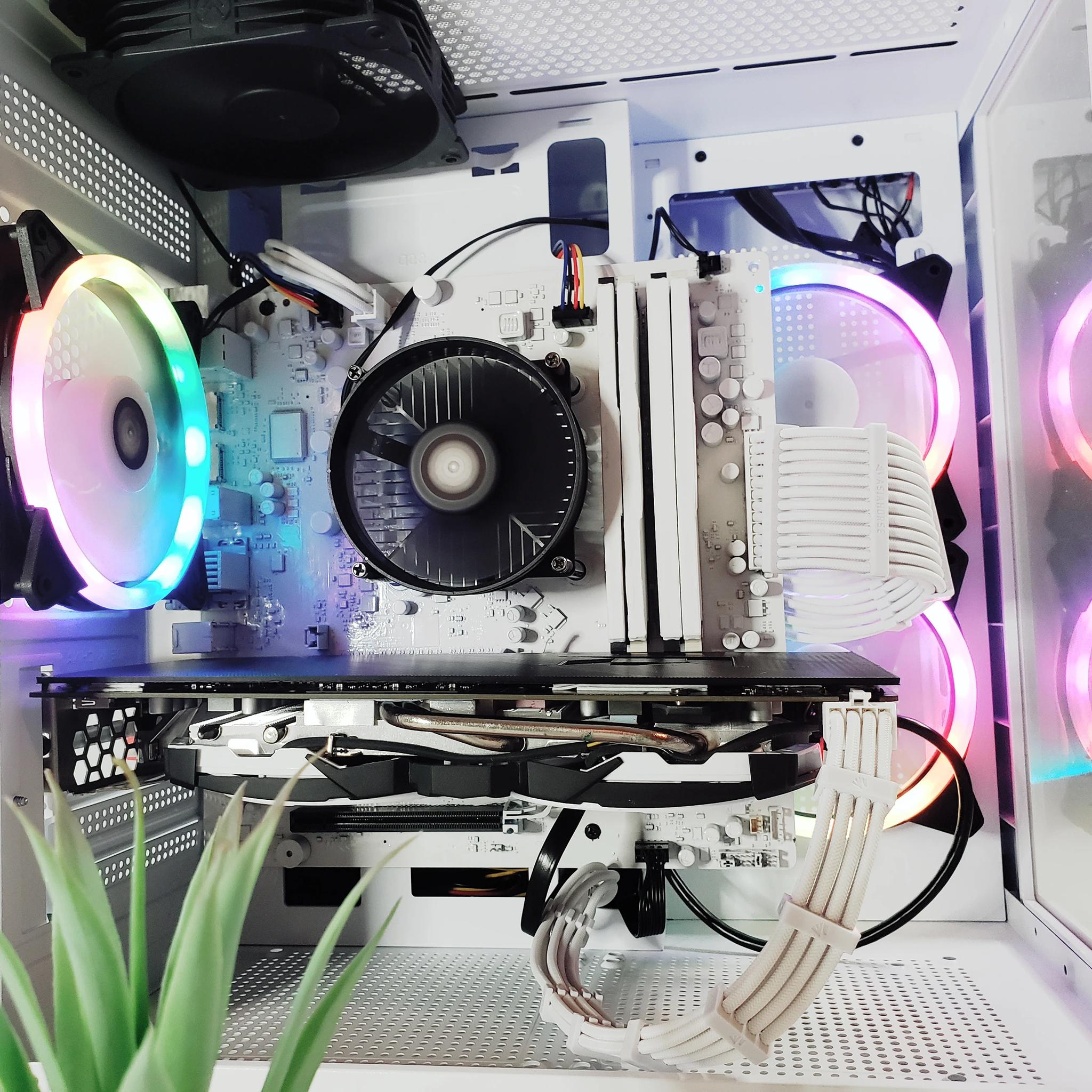 i7 Value Gaming PC | ⚙️RX580 | All White✨ |