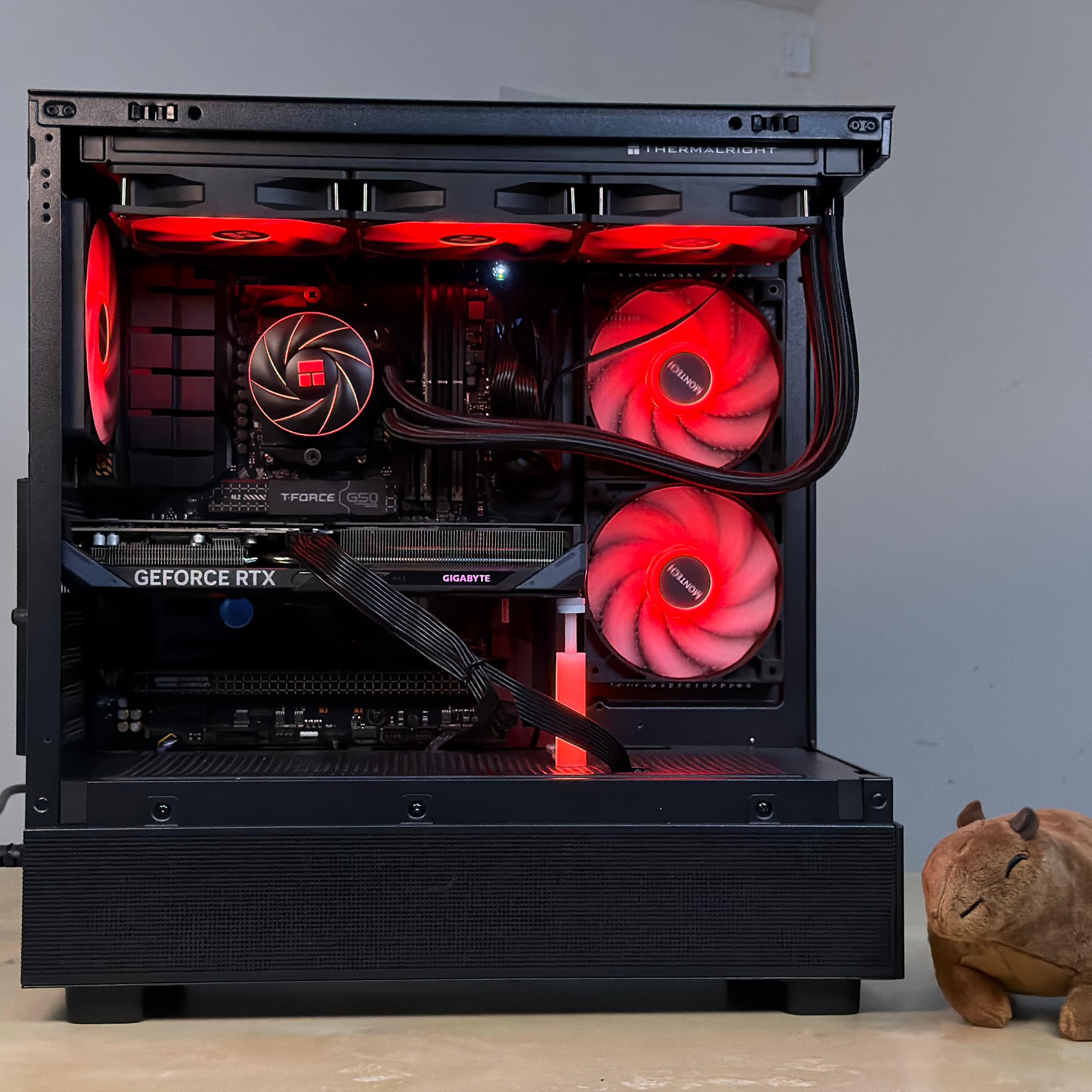 ♠️❤️ Black Gaming PC ❤️♠️ | Ryzen 5 7600X | RTX 5060 | 16GB DDR5 | 1TB NVME | WiFi + Bluetooth