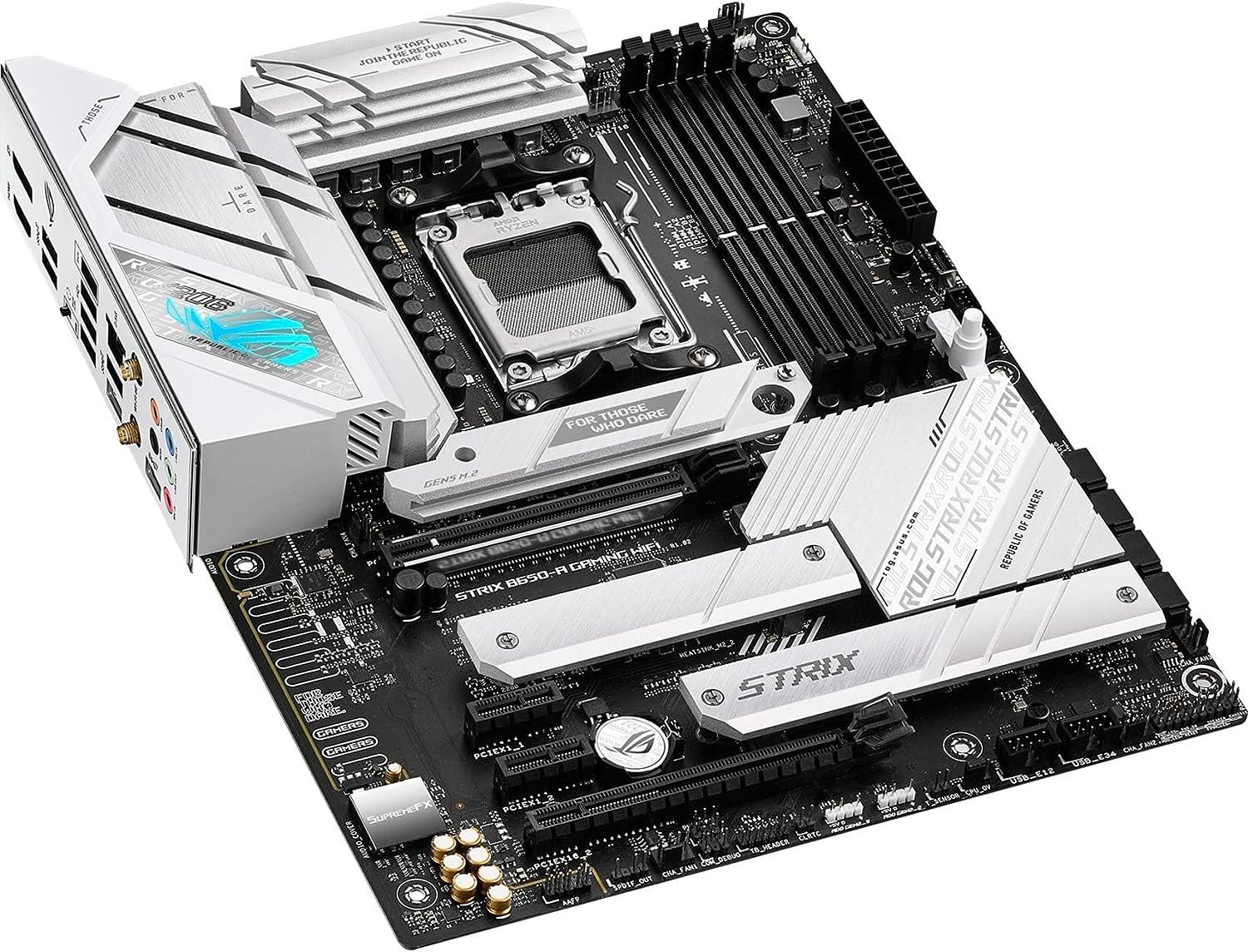 ASUS ROG STRIX B650-A GAMING WIFI AMD AM5 B650 ATX M.2 Desktop Motherboard A
