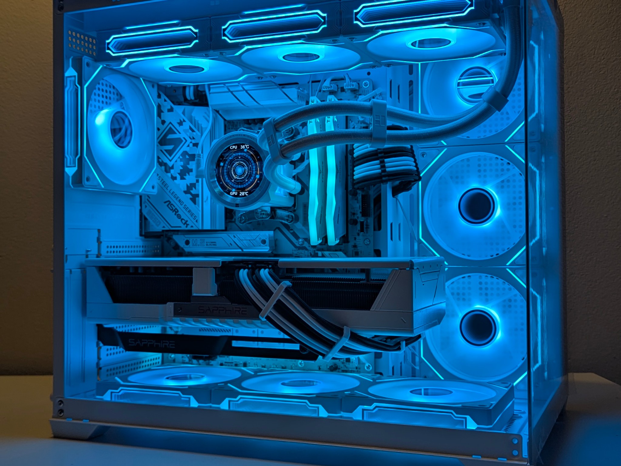 Copy of ⚡ High-End White Gaming PC | Ryzen 7 7800X3D |RX 9070XT 16GB| 32gb DDR5 | 2TB SSD| 360MM ...