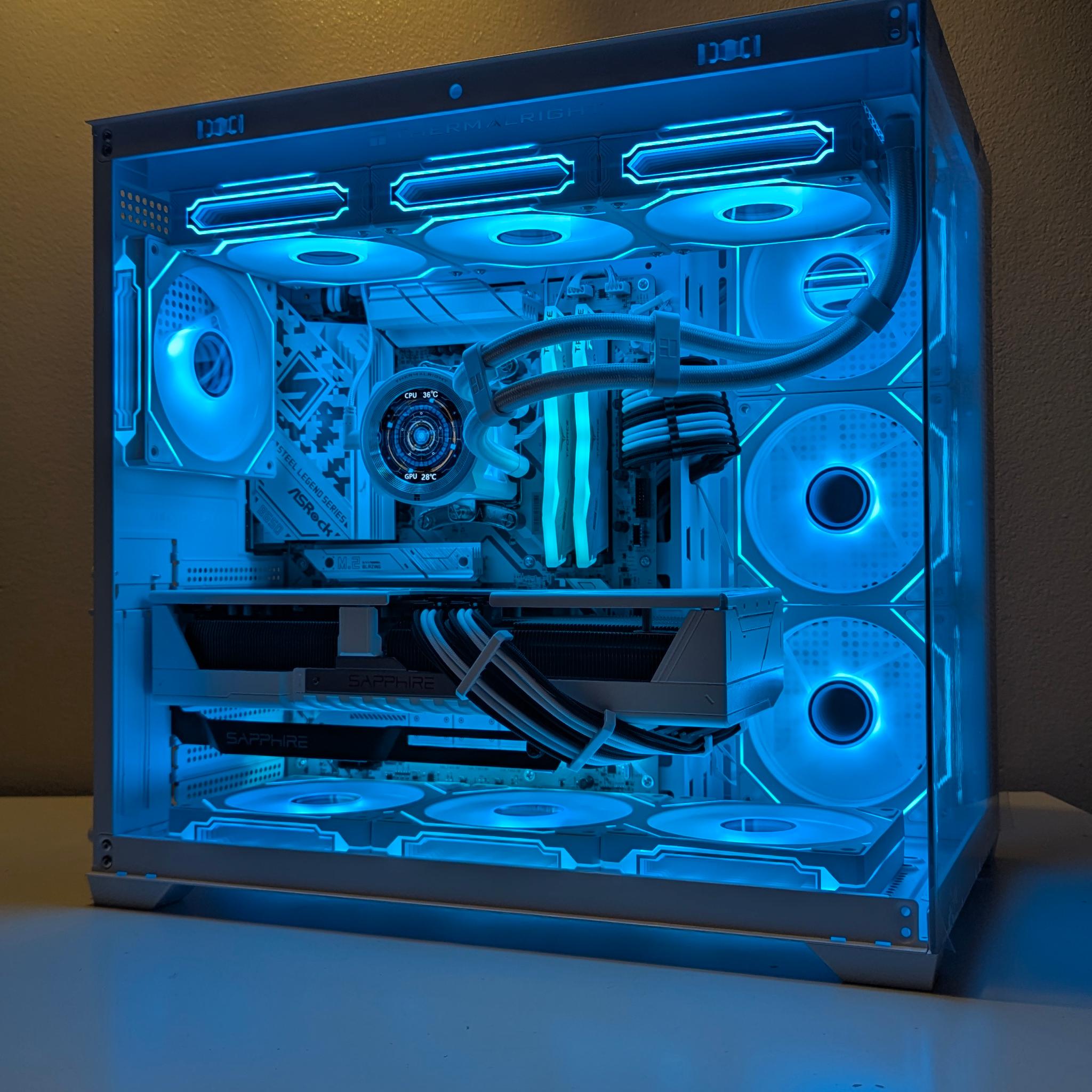 Copy of ⚡ High-End White Gaming PC | Ryzen 7 7800X3D |RX 9070XT 16GB| 32gb DDR5 | 2TB SSD| 360MM ...