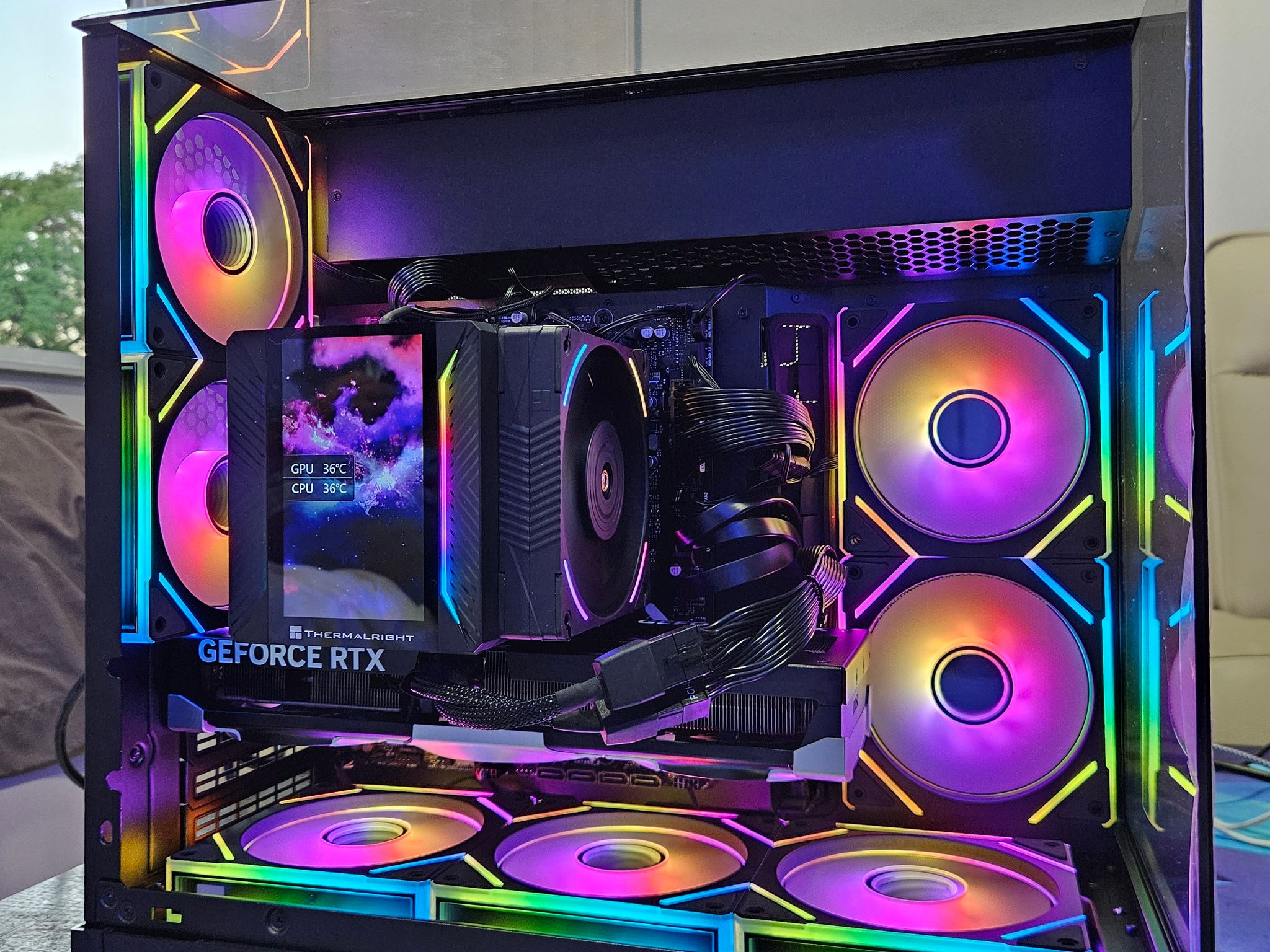 Gaming PC • RTX 5070 • Core Ultra 5 250K Plus • 32GB DDR5 • 1TB M.2 • Lian Li O11 Vision M