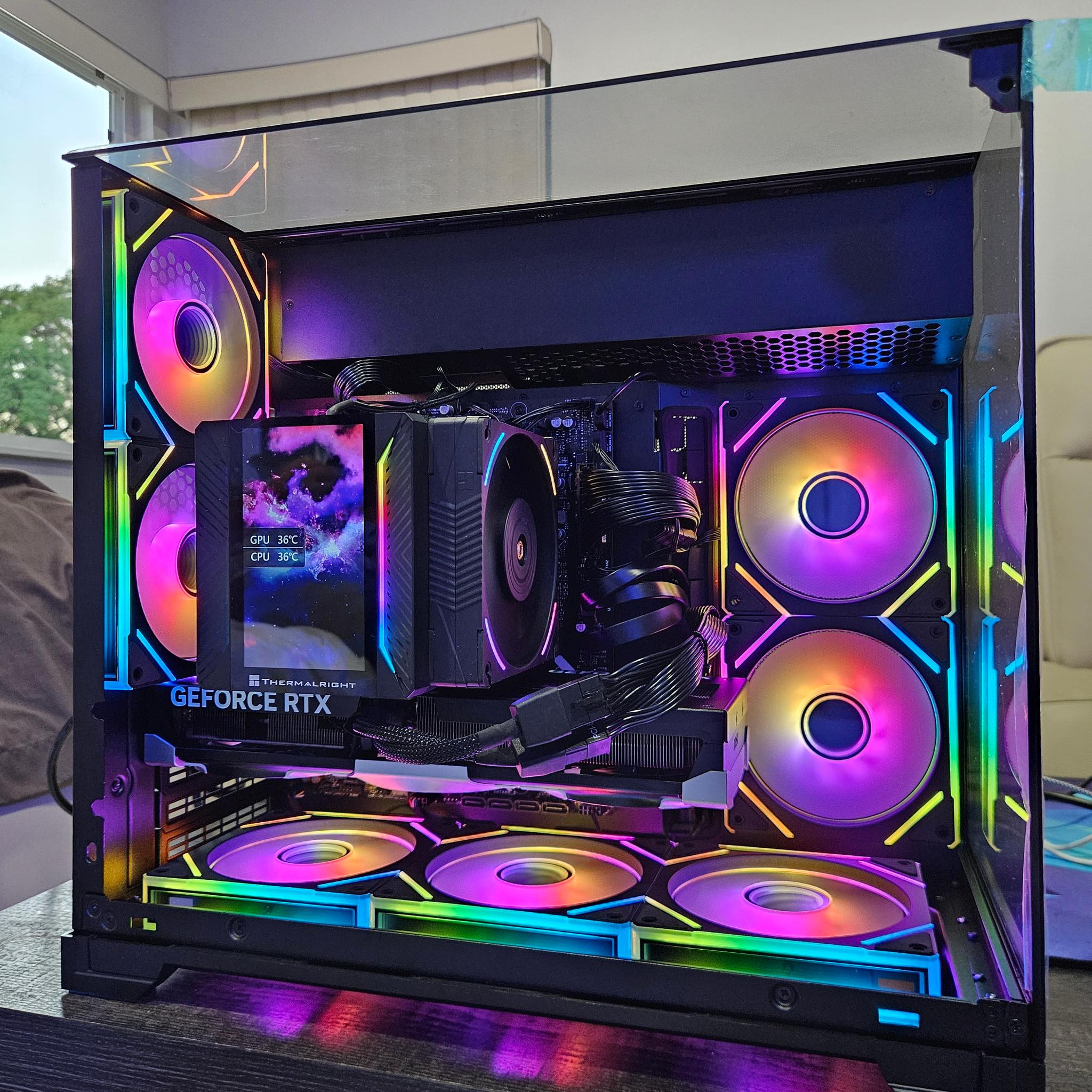 Gaming PC • RTX 5070 • Core Ultra 5 250K Plus • 32GB DDR5 • 1TB M.2 • Lian Li O11 Vision M