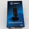 Elgato Wave:3 Wired Cardioid Condenser USB Microphone - Black