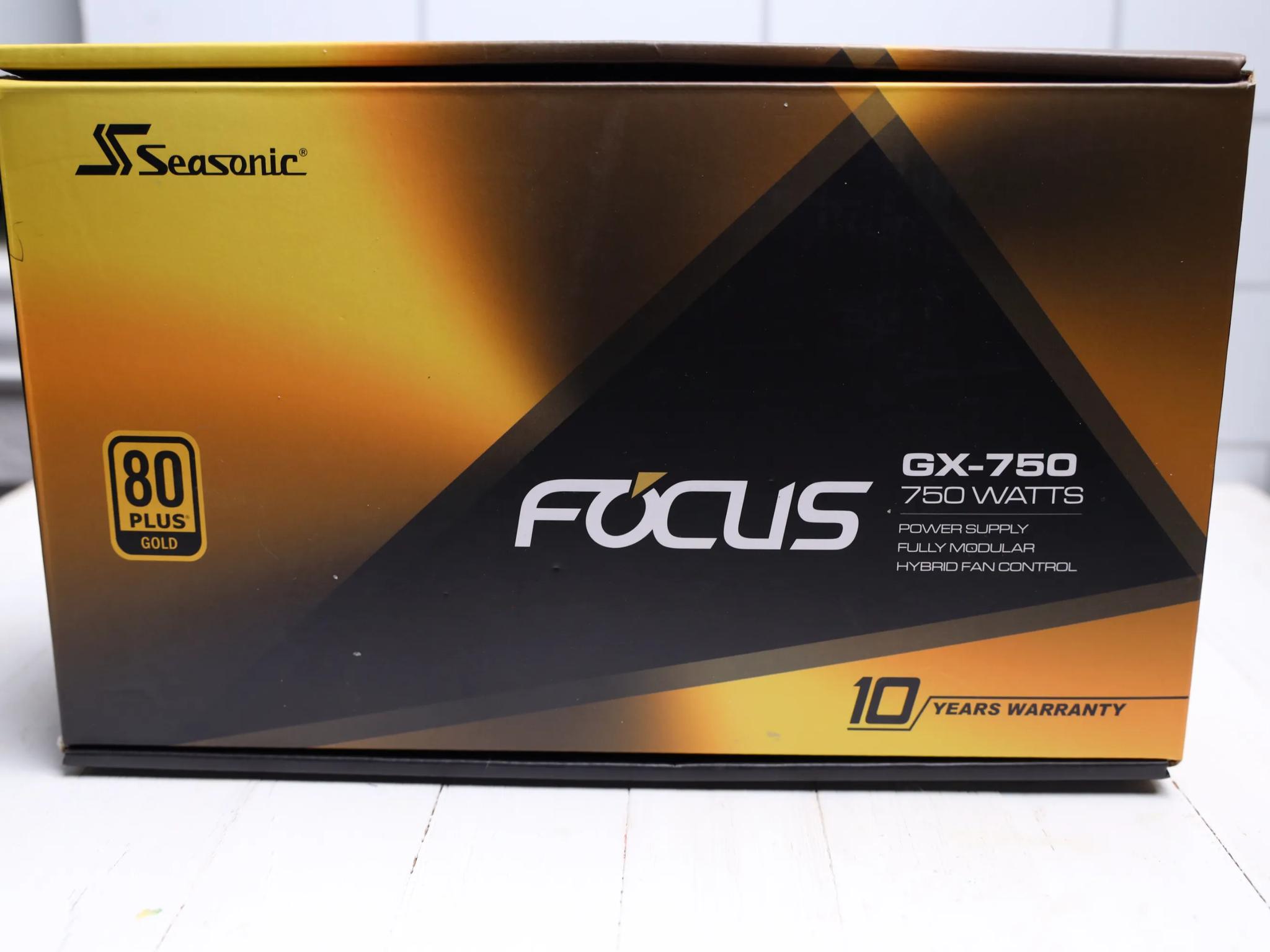 Seasonic FOCUS 750w 80+ Gold (Fully Modular)