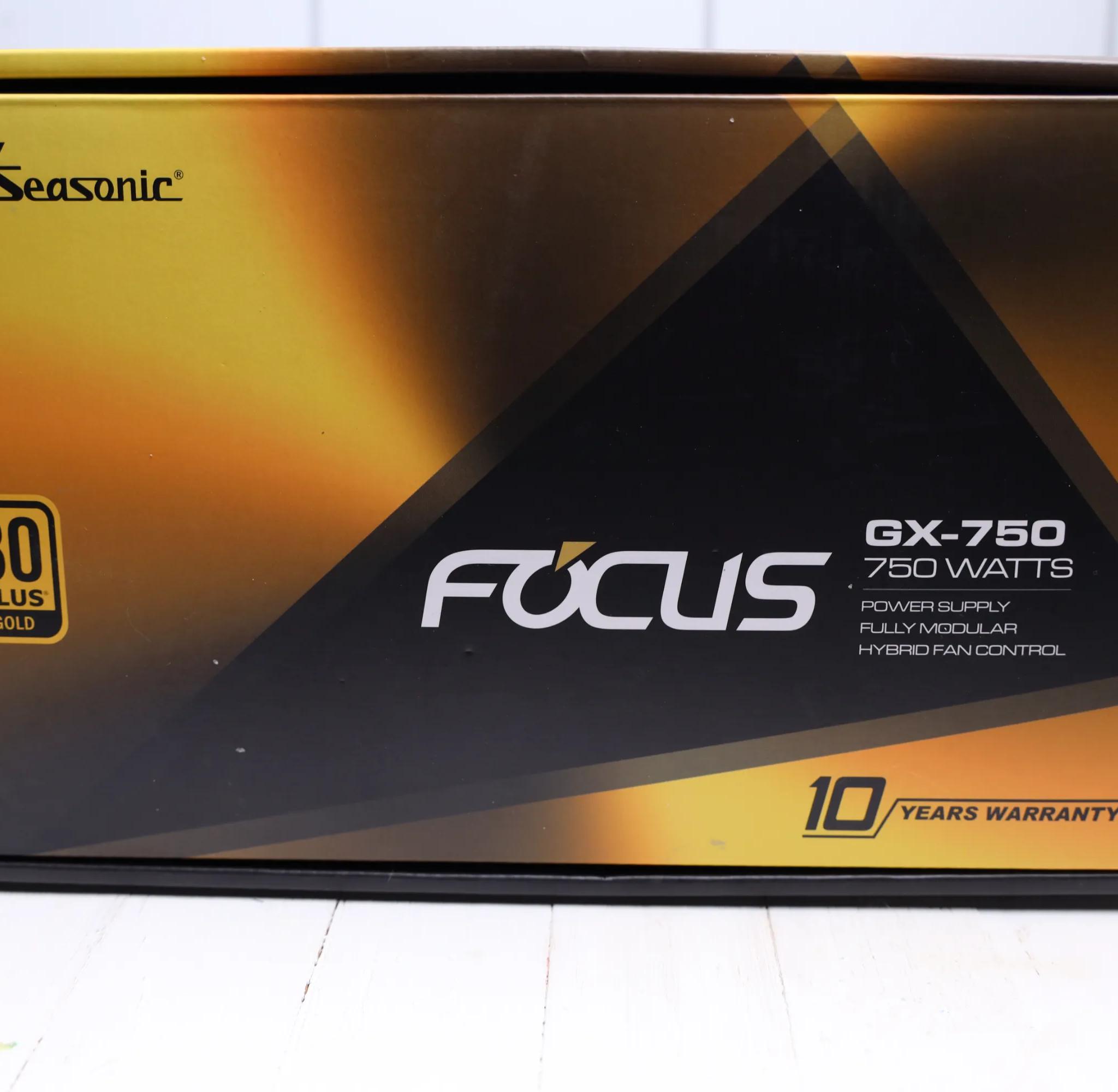 Seasonic FOCUS 750w 80+ Gold (Fully Modular)