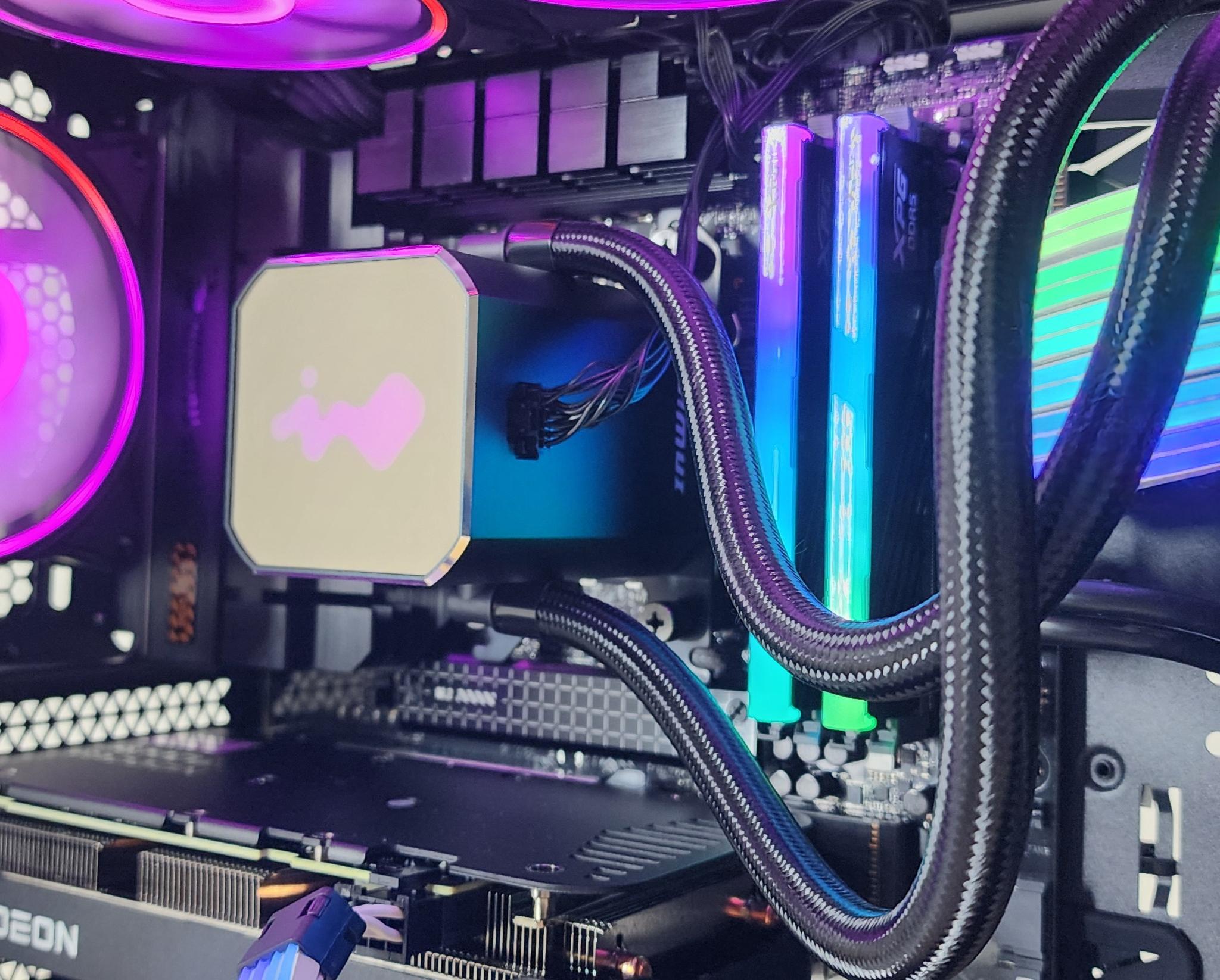 Gaming PC Ryzen 7 9700X 32GB RAM 1TB SSD 9060 XT 16GB Windows 11 Computer