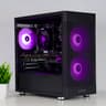 🟥⬛Black Gaming PC – GTX 1070 8G, Ryzen 5 2600, 16GB RAM, 500GB SSD - WiFi ⬛🟥