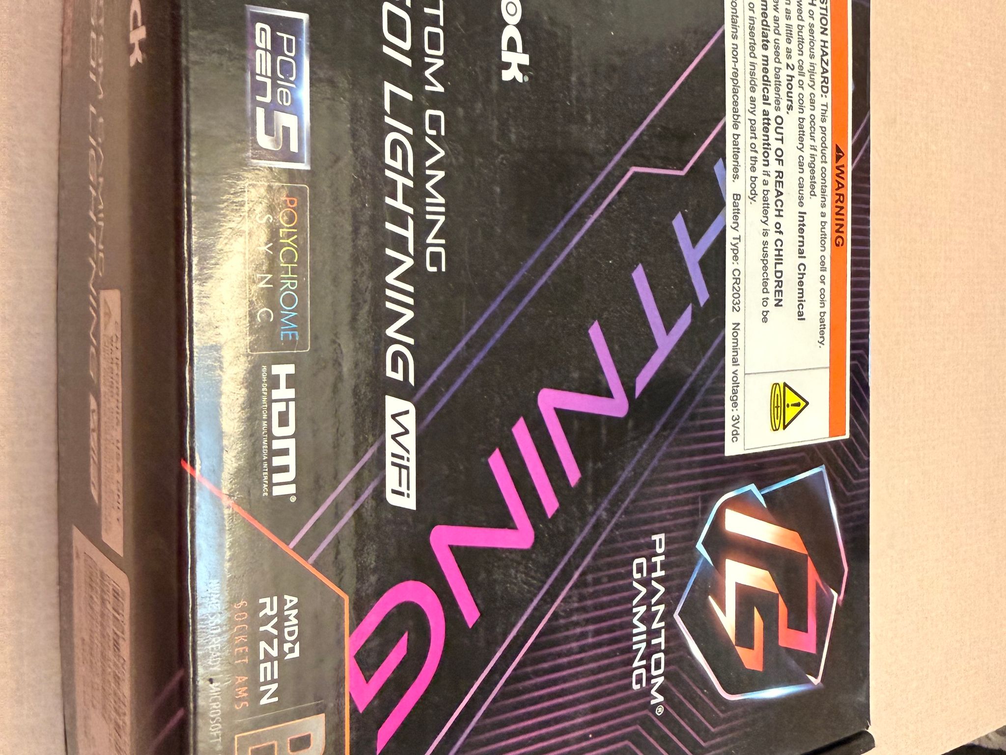 Asrock B650i Lightning WiFi Phantom Gaming BRAND NEW