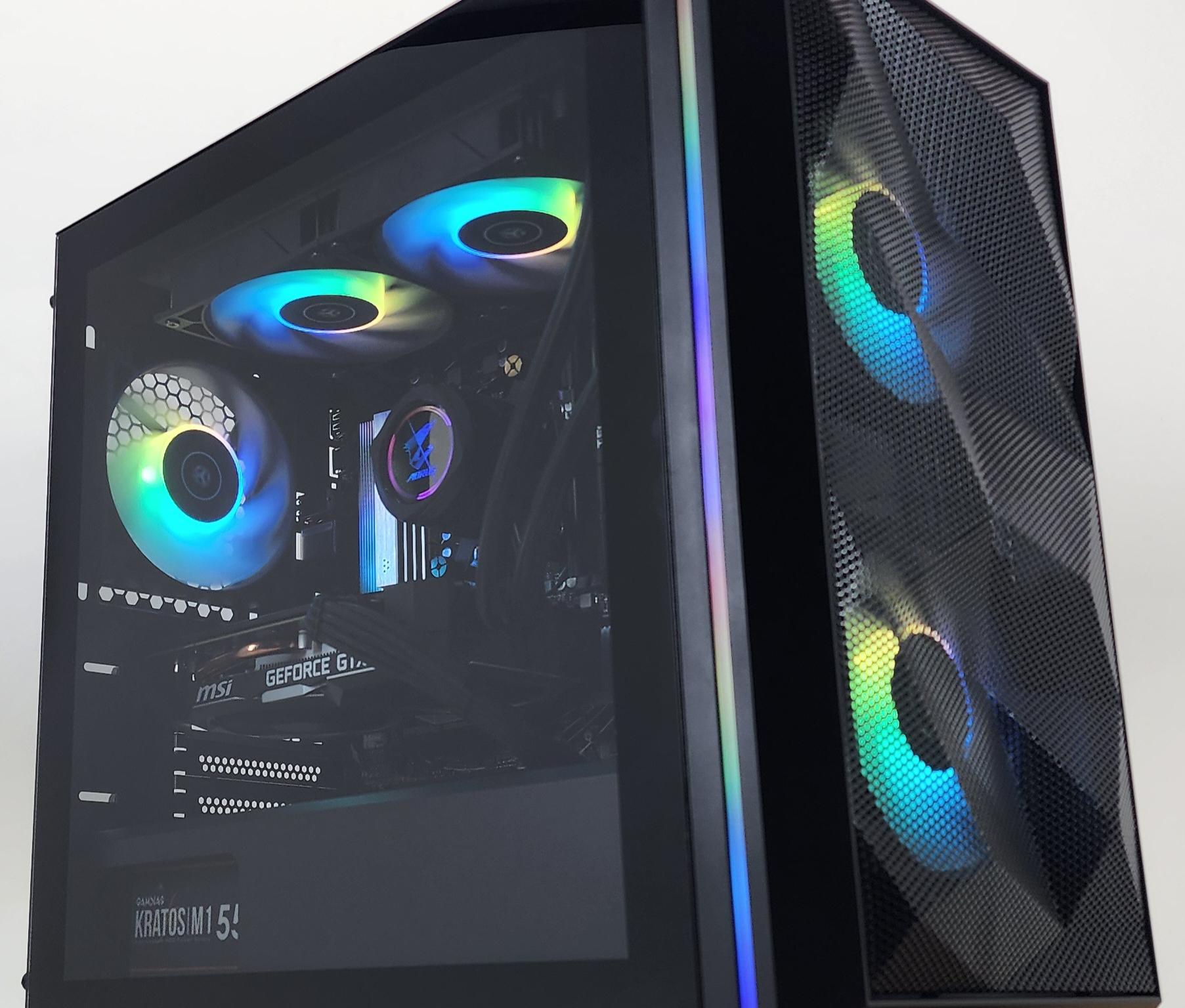 Gaming PC Ryzen 7 7800X3D 16GB RAM 1TB SSD GTX 1660 Ti 6GB Windows 11 Computer