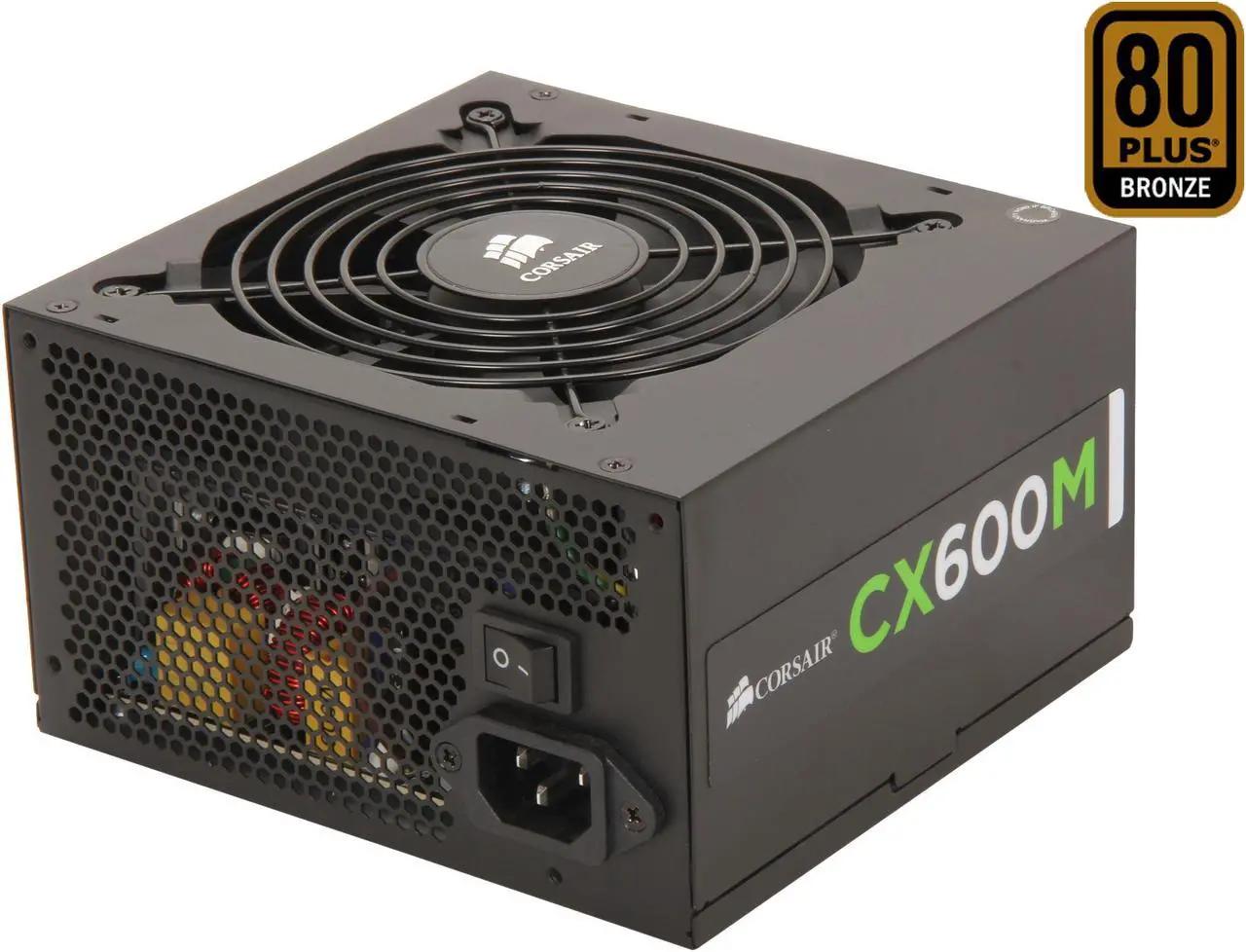 CORSAIR CX600M 600W 80 PLUS BRONZE Power Supply