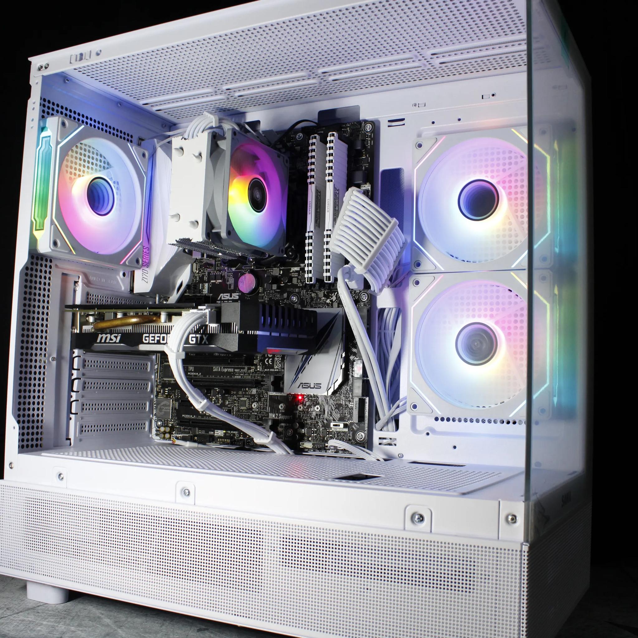 White Gaming PC [GTX 1660 Super][ Intel i7]