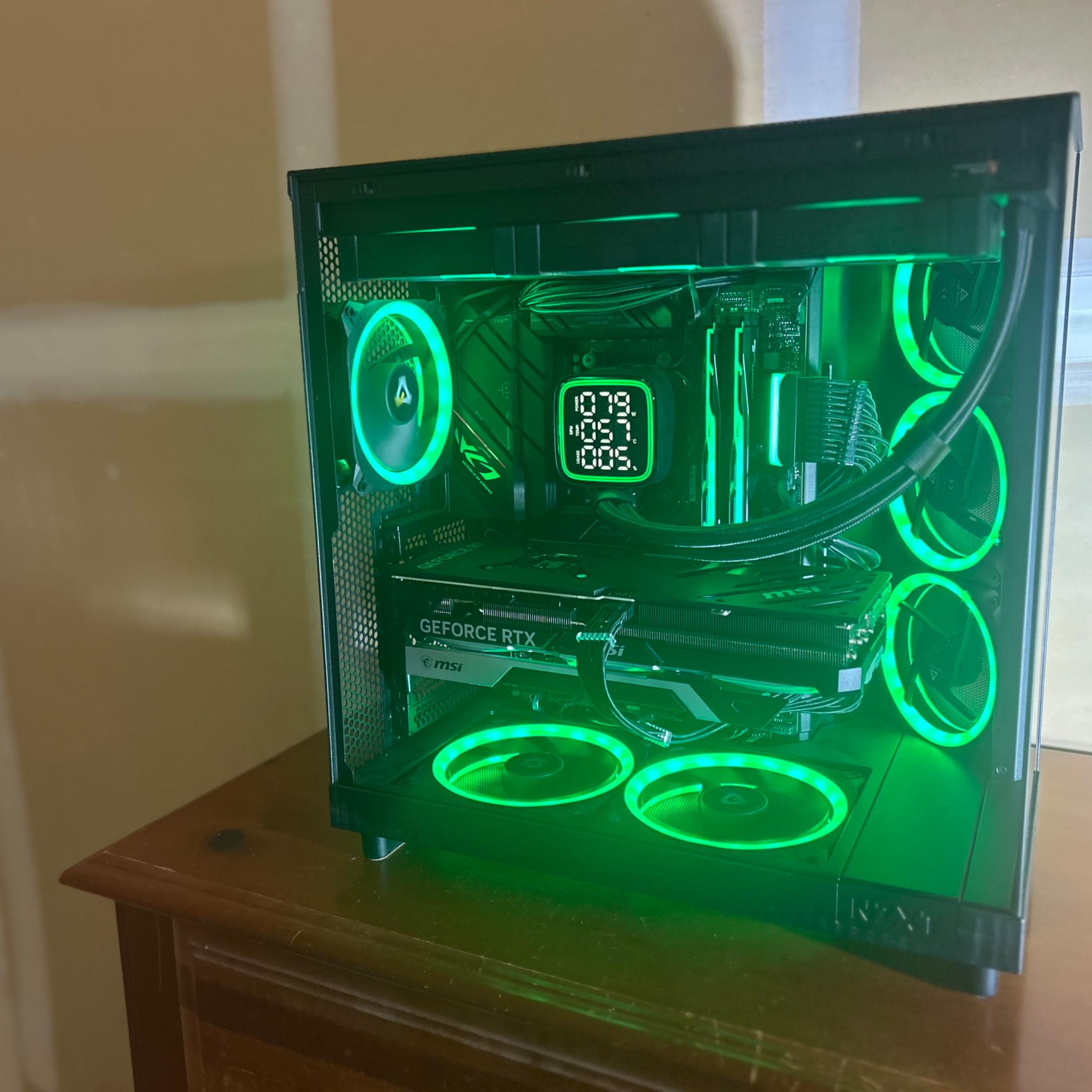 RTX 4070 TI Super 16GB Ryzen 9 7900X 32GB RAM WiFi ultimate gaming PC 1080p-4K