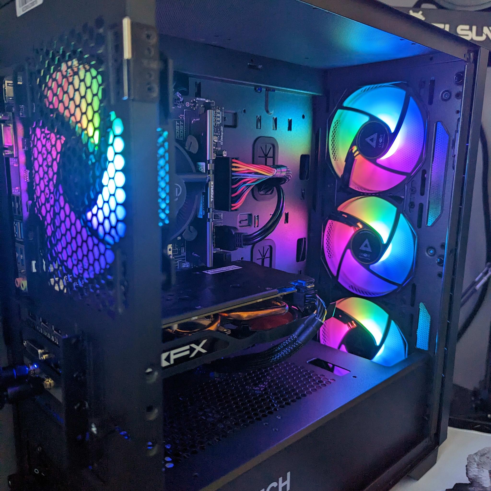 Gaming PC I3-10105, 16GB DDR4, 512GB, RX570 8GB