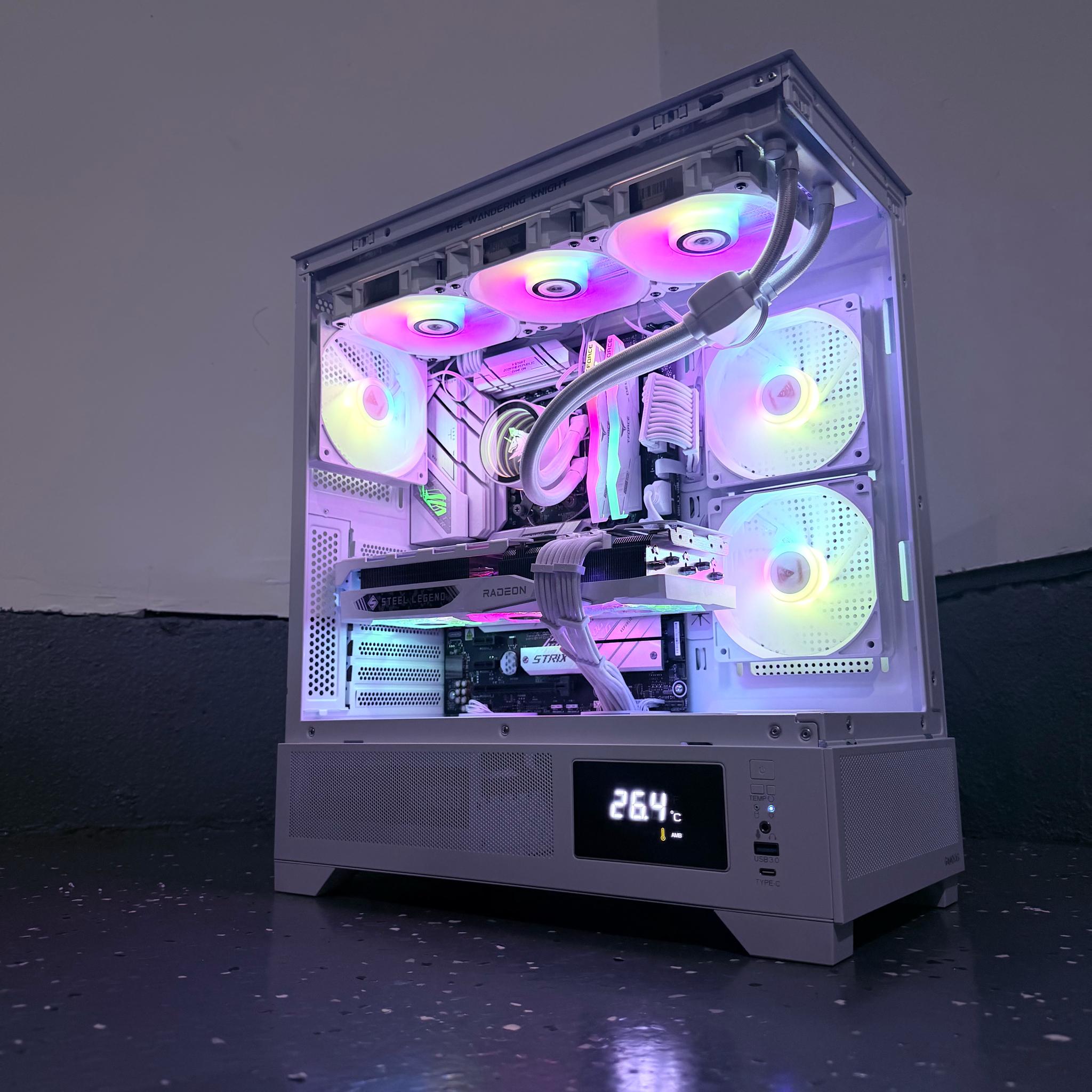 ⚪️"Celestial Pearl"⚪️| 1440p Gaming | Ryzen 7 7700X | RX 7800XT 16GB | 32B DDR5 | 1TB NVMe Storage