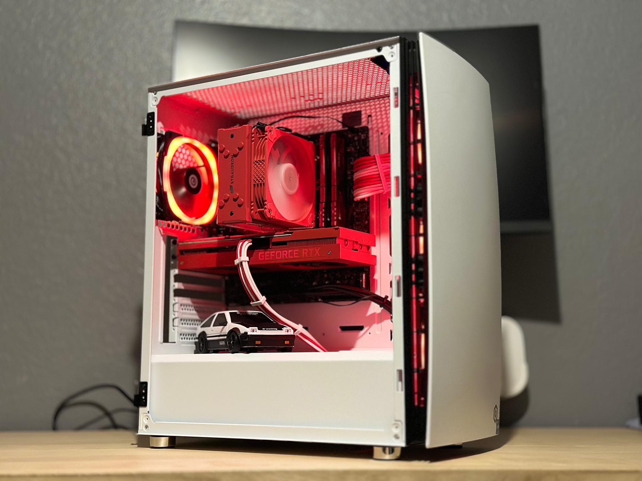 Snow Cherry  | 1440p Gaming/Streaming PC | Intel i5 11400f, RTX 3070, 1TB SSD, 32GB, WiFi 6