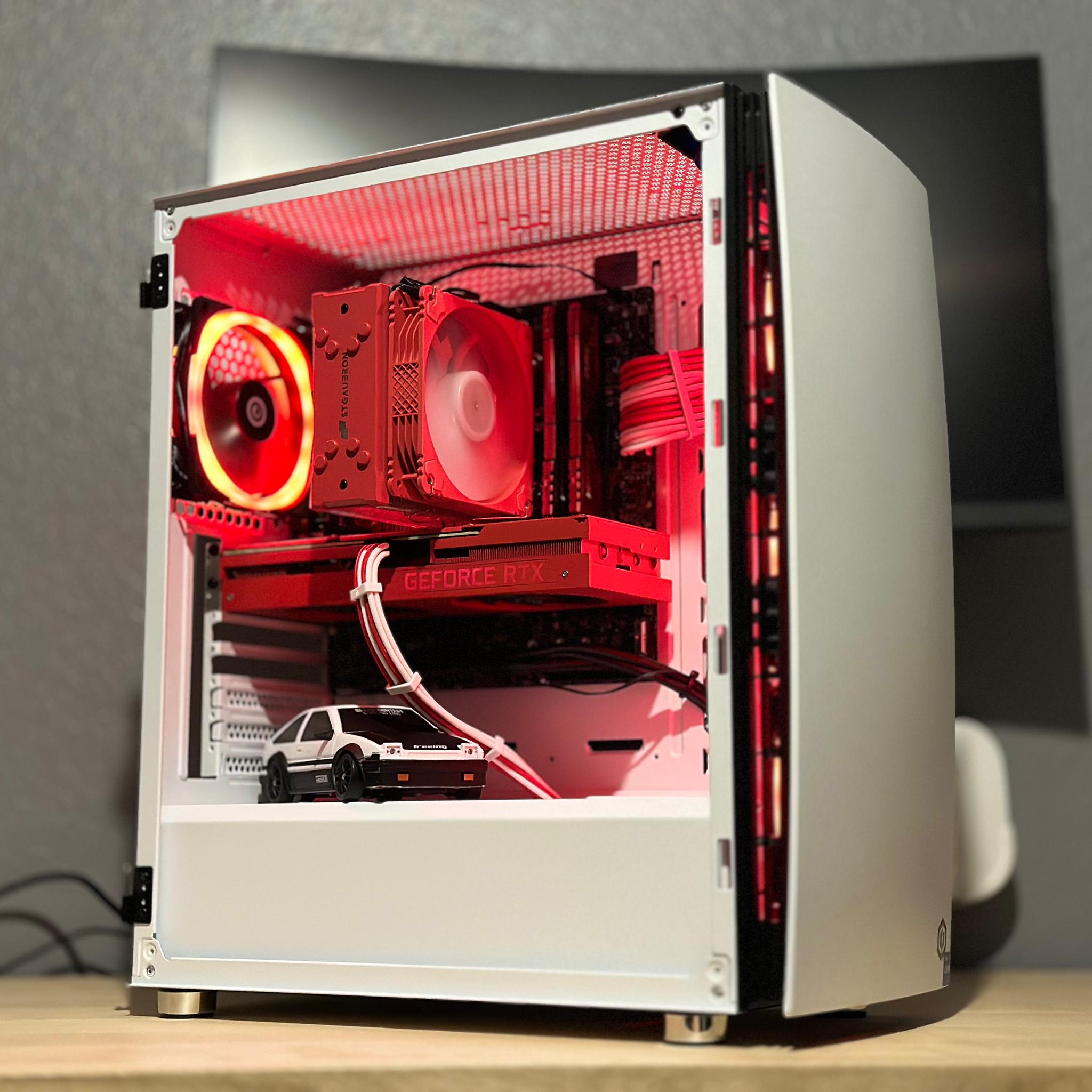 Snow Cherry  | 1440p Gaming/Streaming PC | Intel i5 11400f, RTX 3070, 1TB SSD, 32GB, WiFi 6