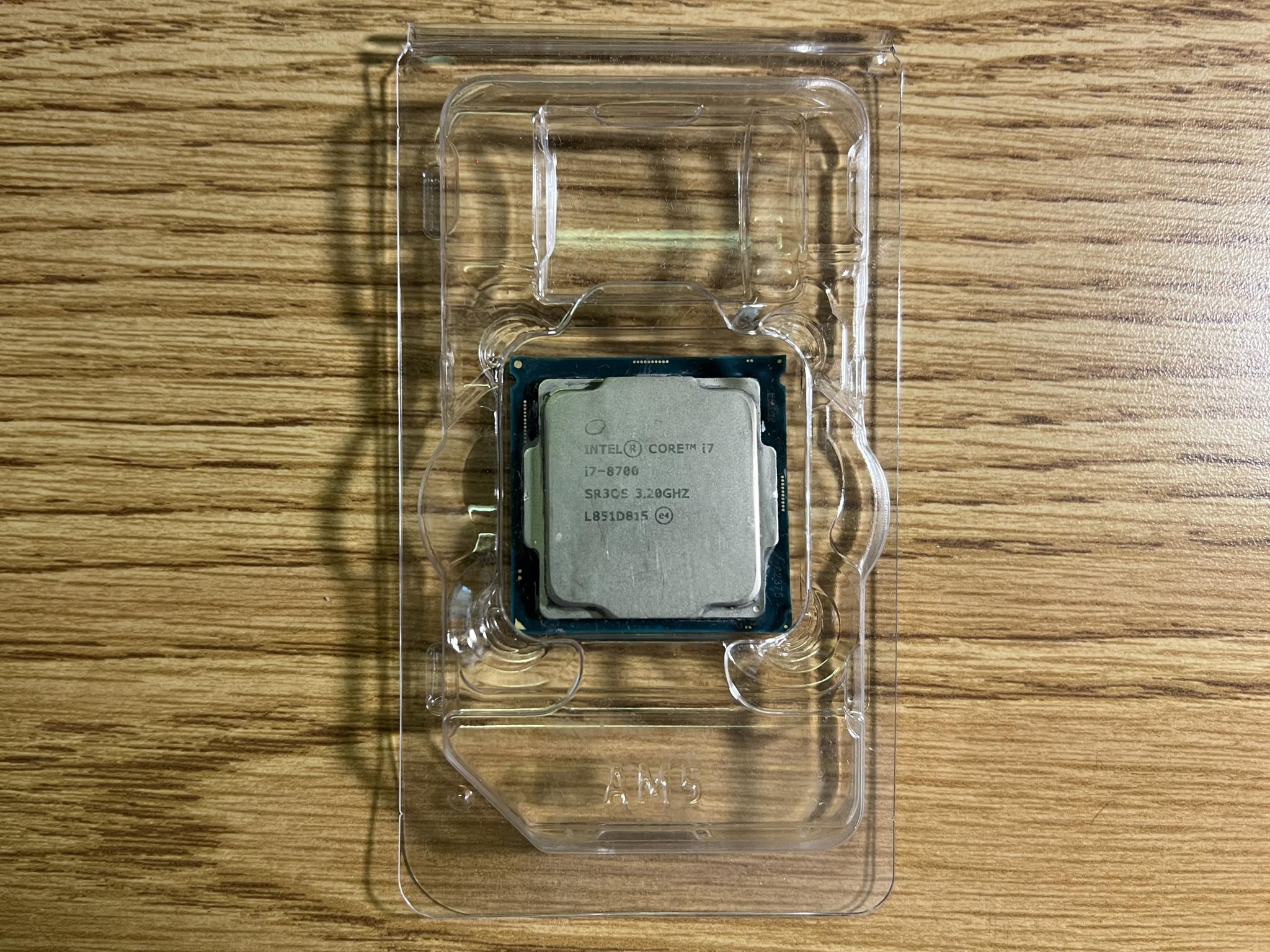 Intel Core i7-8700 6 Core, 12 Thread CPU Processor