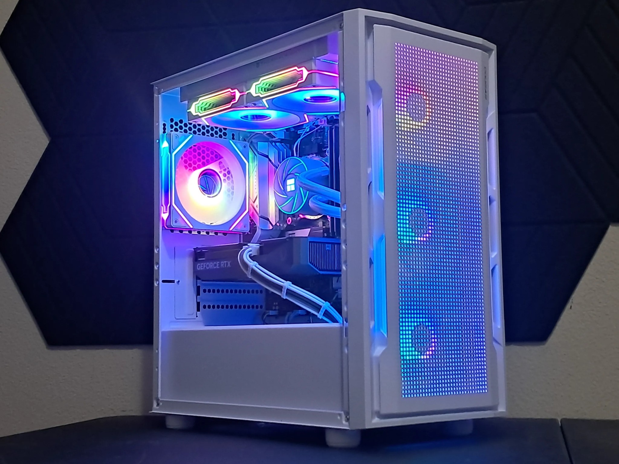 ❄️Icy Blue❄️RTX 5060 Ti 16GB | Core i5-14600K | 32GB DDR4 | 1TB SSD | Gaming/Streaming