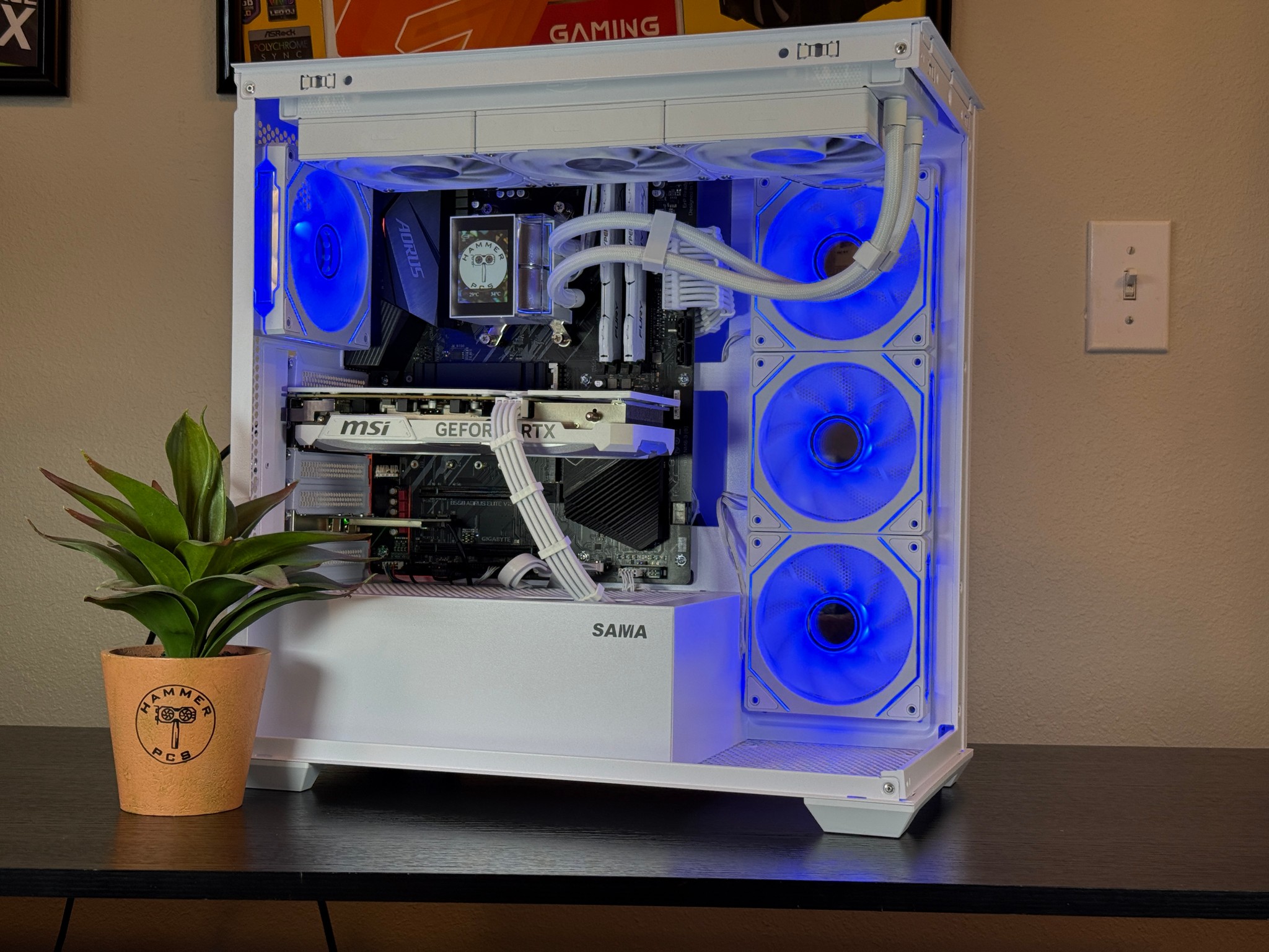 ☁️RTX 4070, Ryzen 7 5800X, 32gb RAM, 1TB NVMe SSD☁️| Gaming/Streaming PC | Customizable Screen!