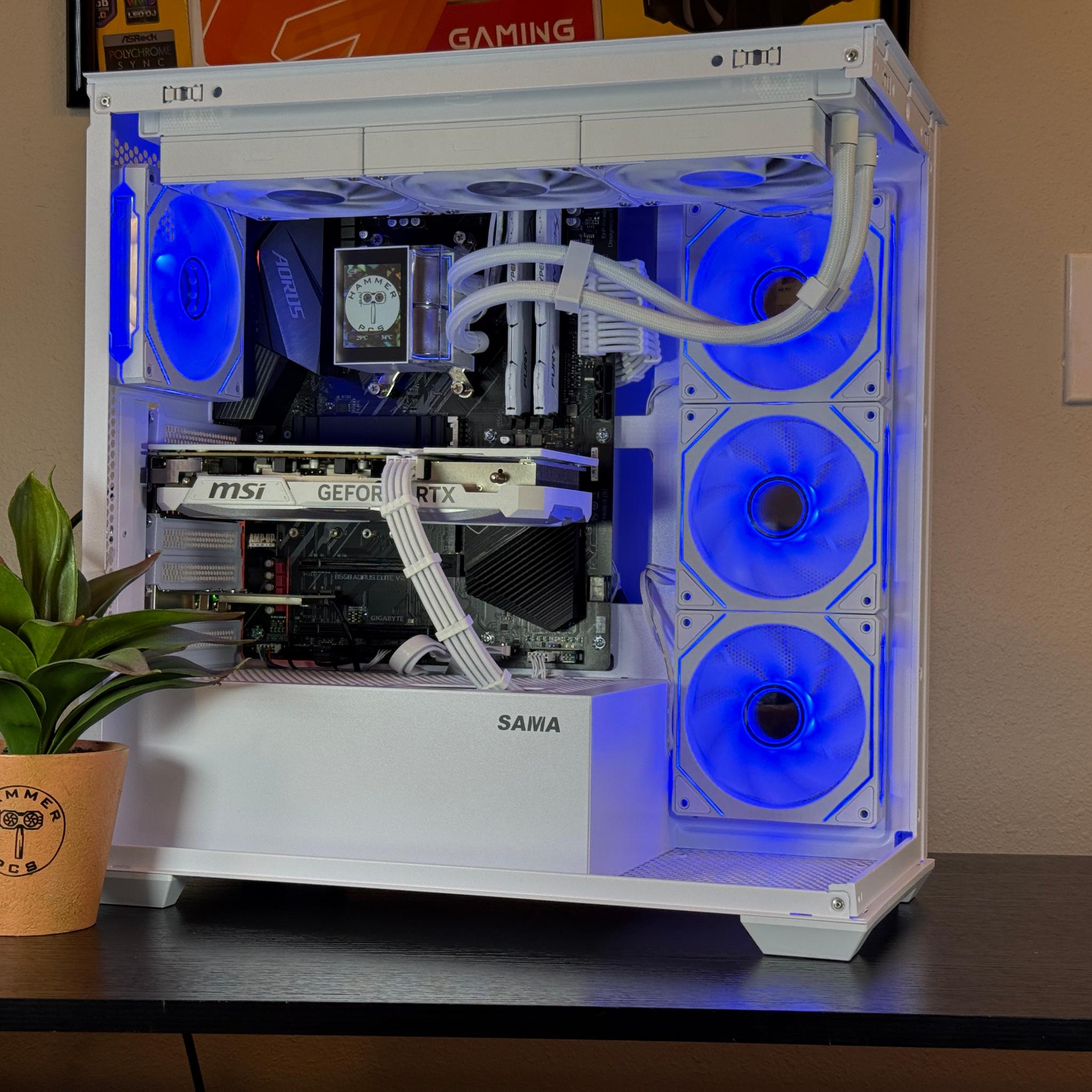 ☁️RTX 4070, Ryzen 7 5800X, 32gb RAM, 1TB NVMe SSD☁️| Gaming/Streaming PC | Customizable Screen!