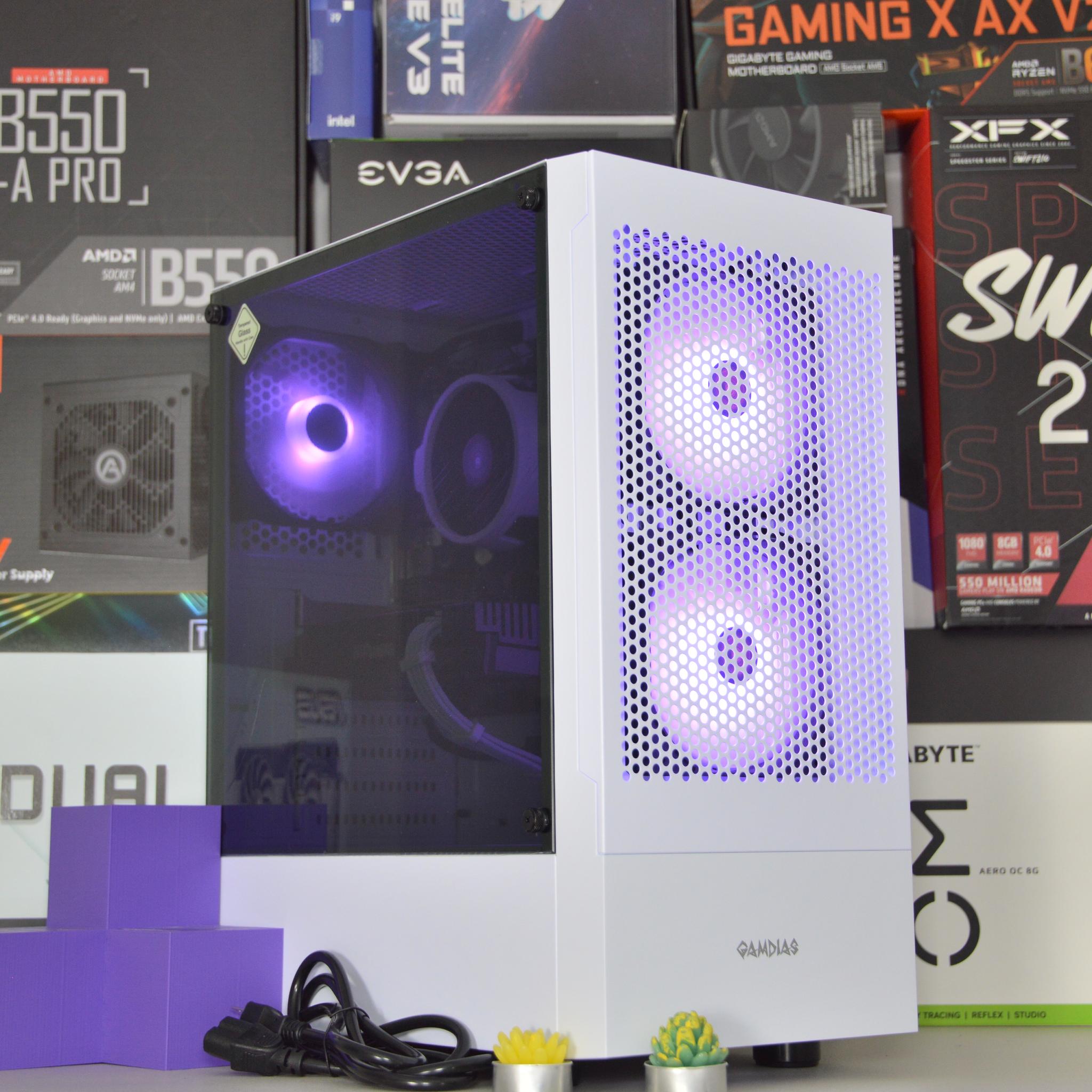 ⚪🟣| GTX 1660 Ti 6GB | RYZEN 5 3500 | 16GB DDR4 RAM | 512 GB NVME SSD | Violet Skies |