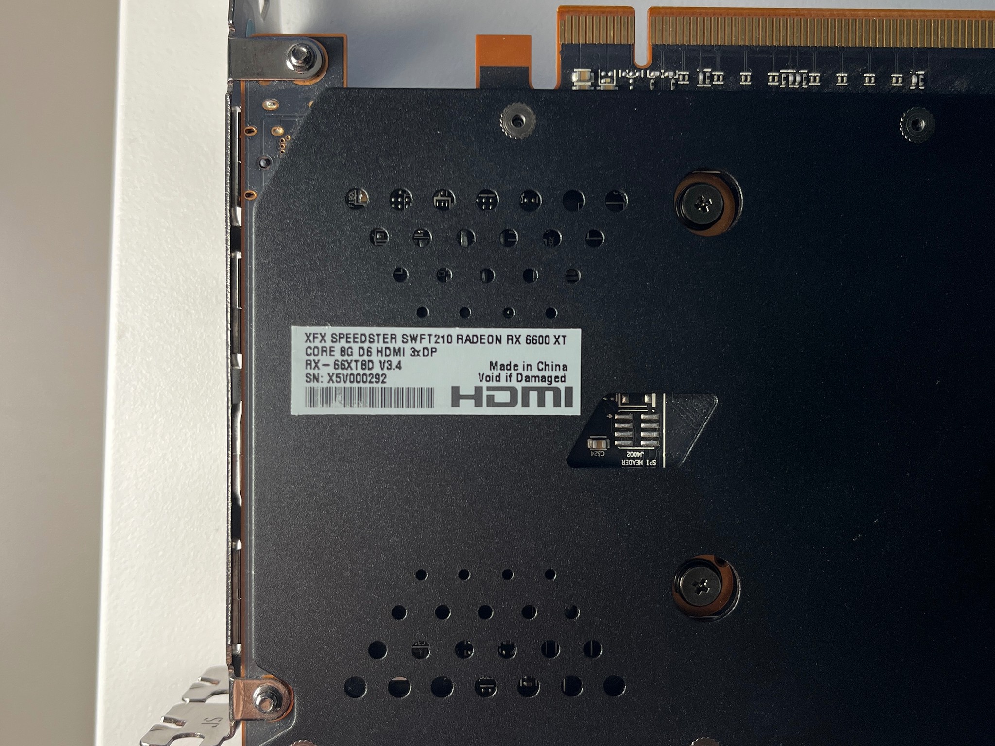 XFX Speedster AMD RX 6600 XT 8GB
