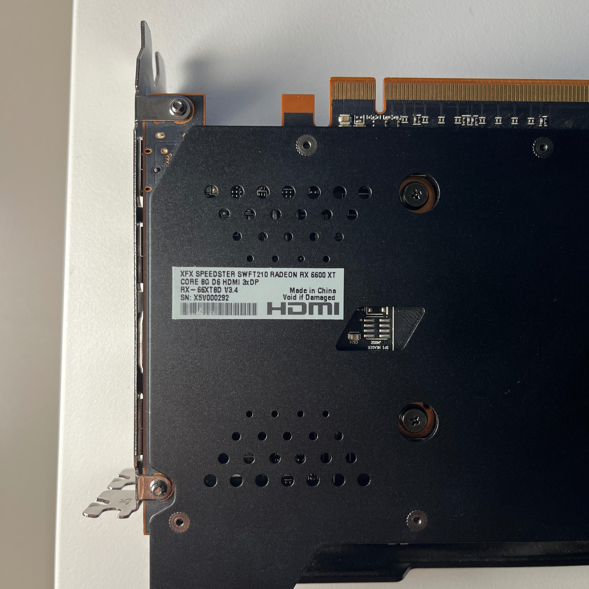 XFX Speedster AMD RX 6600 XT 8GB