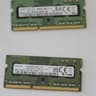 2 x 4GB Samsung DDR3-1600 SODIMM