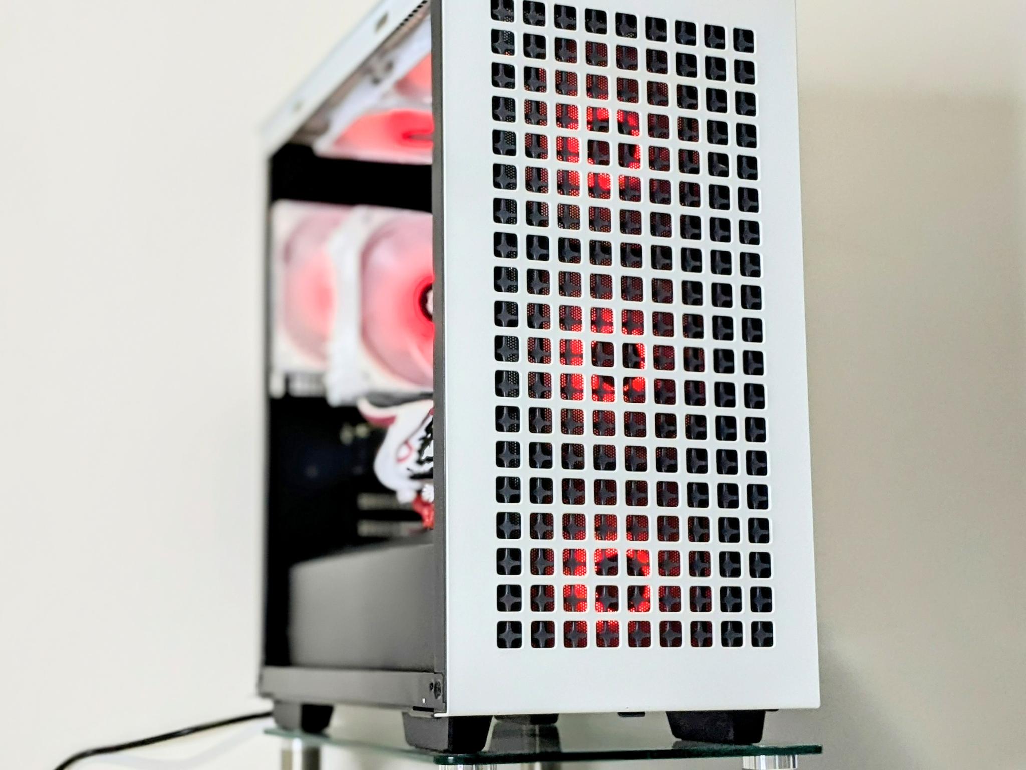 ⚪White Xeon🔥1080p Gaming PC⚪RX 5700XT⚪Intel E5-2680v3(12-c/24-t)⚪16GB DDR4⚪1TB NVMe SSD⚪️Windows 10