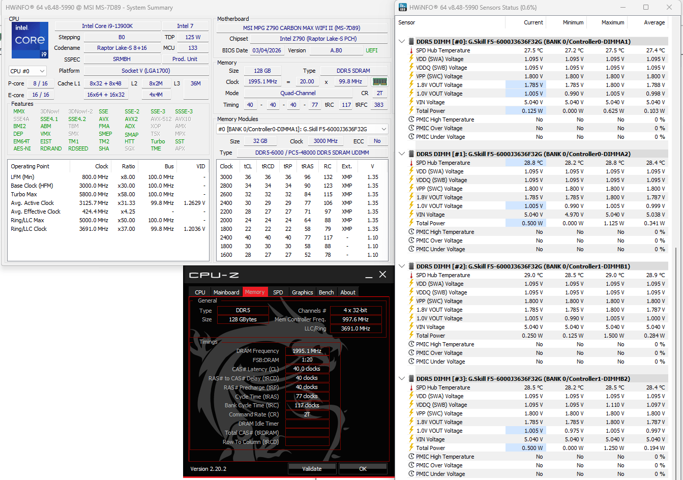 MSI MPG Z790 CARBON MAX WIFI II ATX (Motherboard)