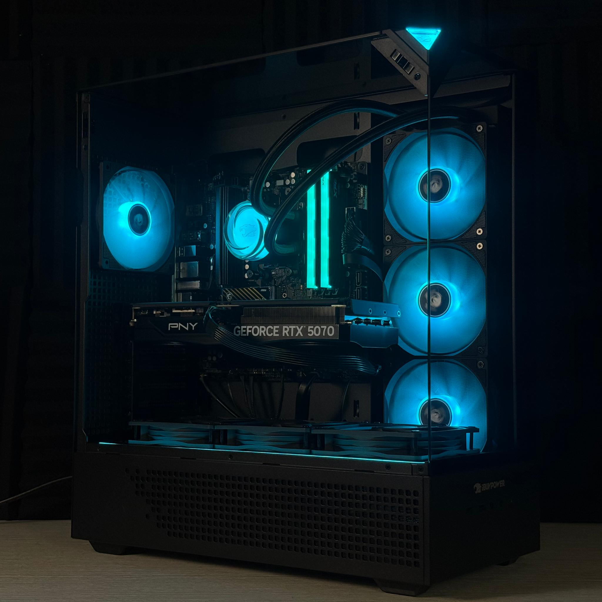 🌊 OCEANSIDE Gaming PC | RTX 5070 | Ryzen 7 9800X3D | 32GB DDR5 | 1TB NVME | OPEN BOX | FREE SHIP