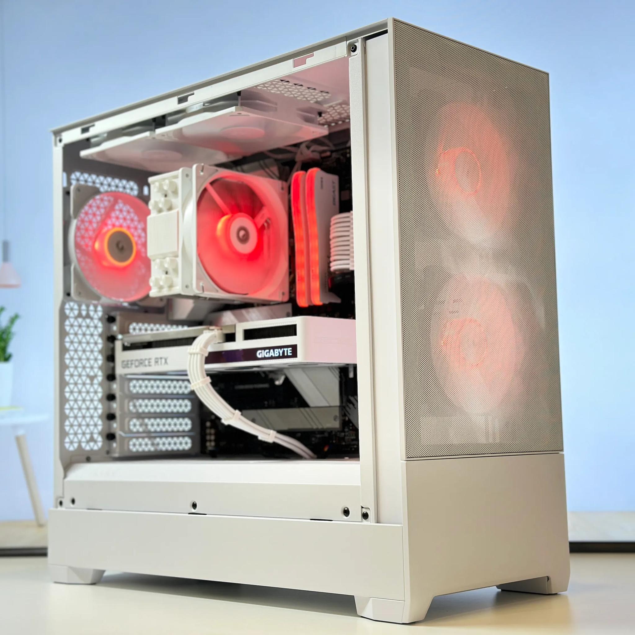🌨️⚪Whiteout🌨️⚪-Gaming PC-Nvidia RTX 3060 12GB-AMD Ryzen 5 5500-16GB DDR4 -1TB NVME