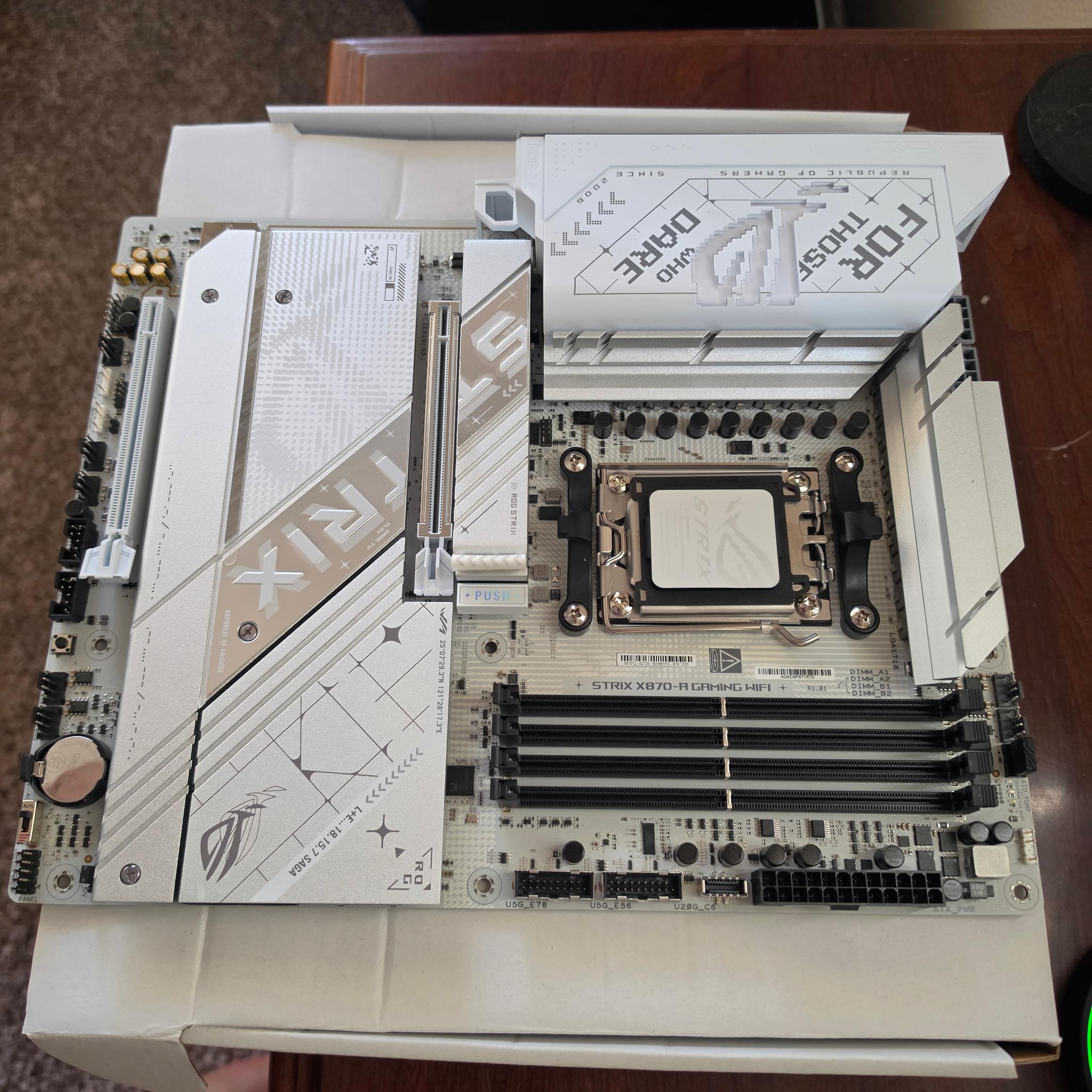 Asus ROG Stix x870-A Gaming Wifi