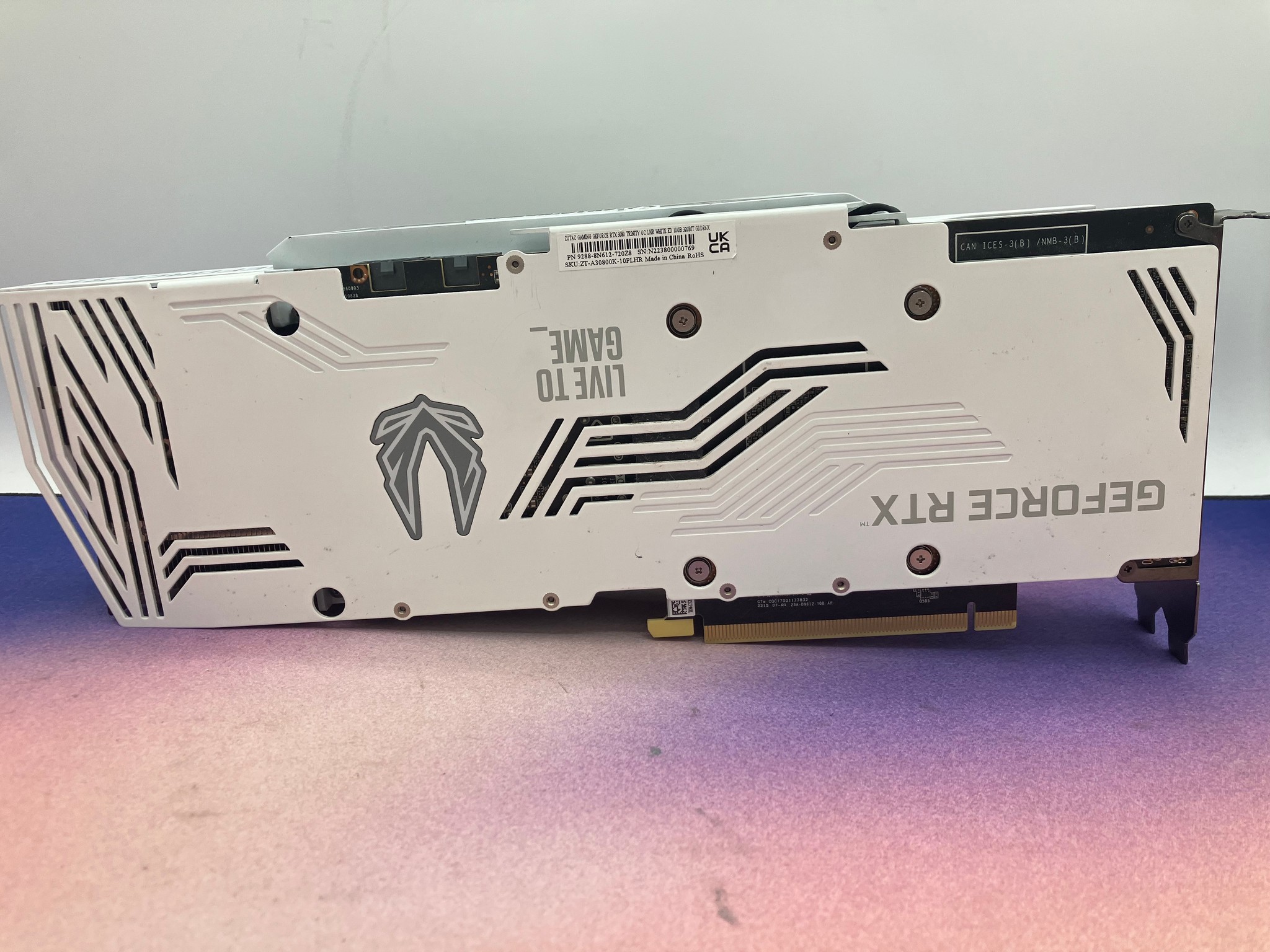 ZOTAC RTX 3080 Trinity OC White Edition