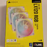 1 Set 3x Corsair LX120 RGB iCUE LINK Case Fans, 120mm, White