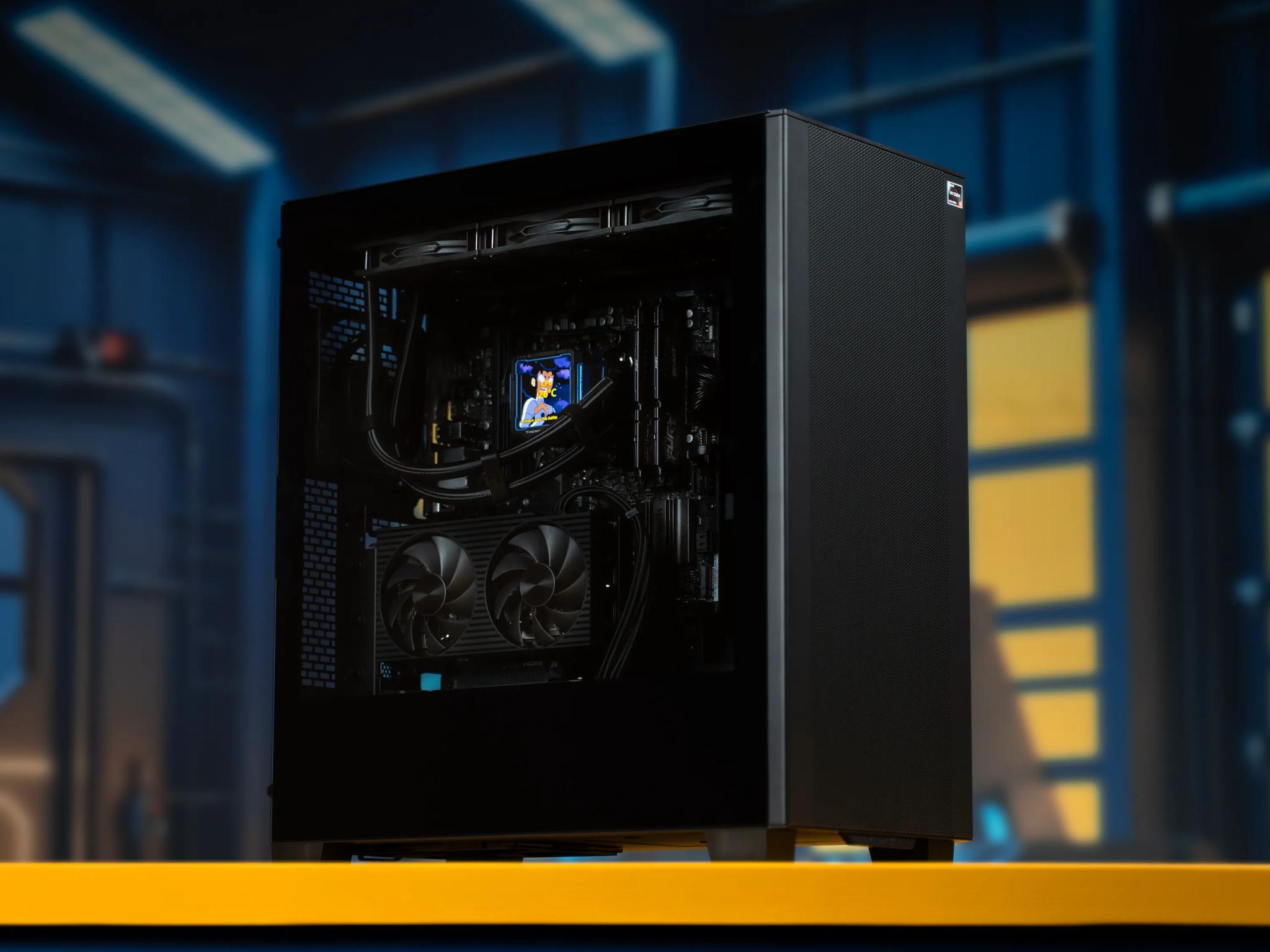 “Cosmotek” RTX 4070 Ryzen 5 8500G 32GB Windows 11 1TB 4K Workstation Gaming PC