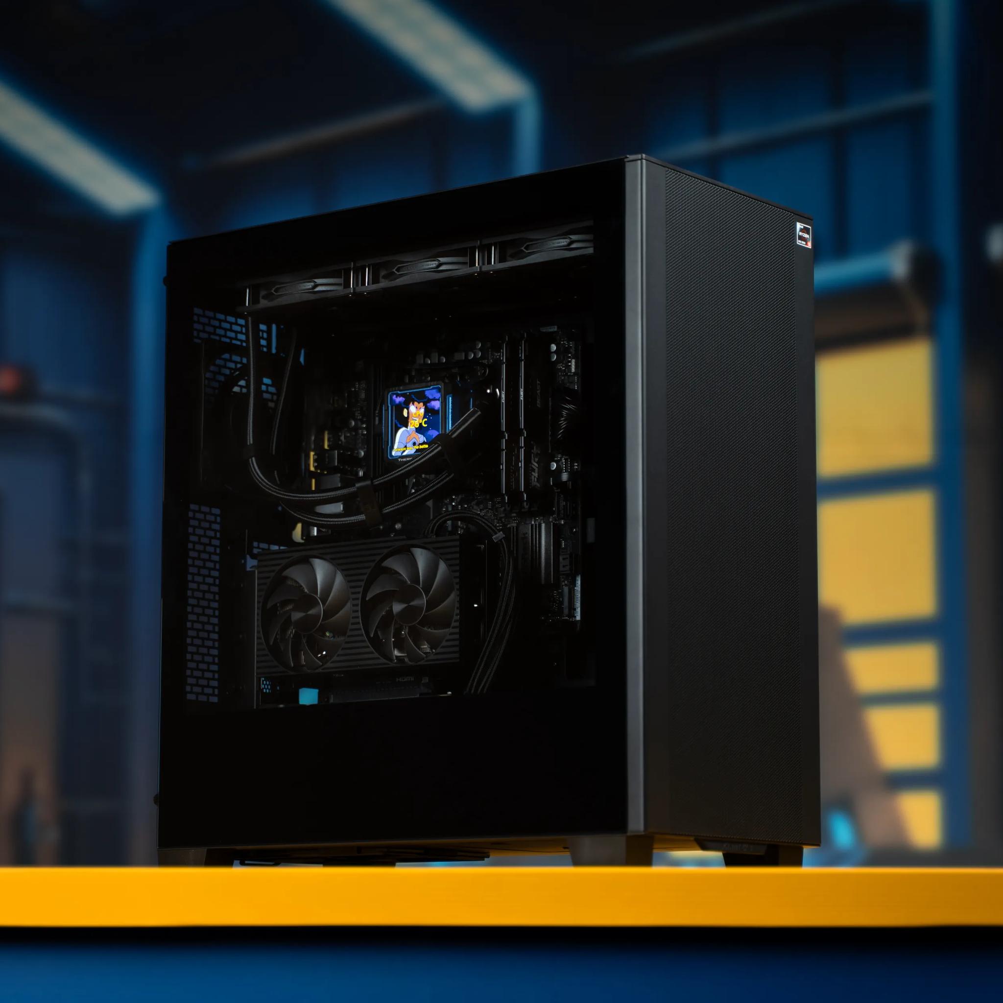 “Cosmotek” RTX 4070 Ryzen 5 8500G 32GB Windows 11 1TB 4K Workstation Gaming PC