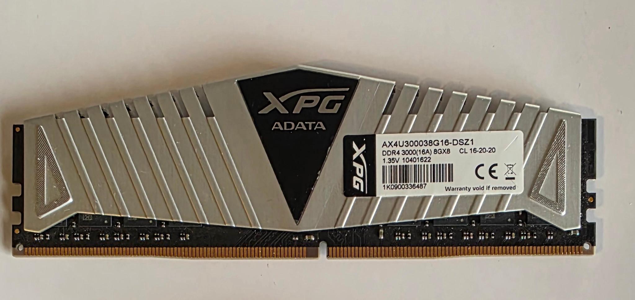 XPG DDR4 8GB ram