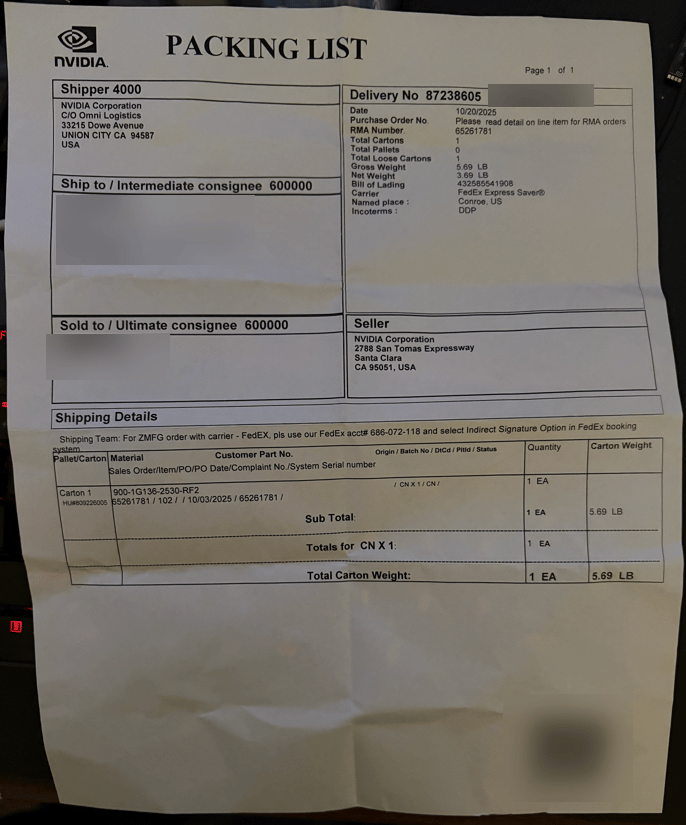 NVIDA RTX 4090 SEALED Refurbished