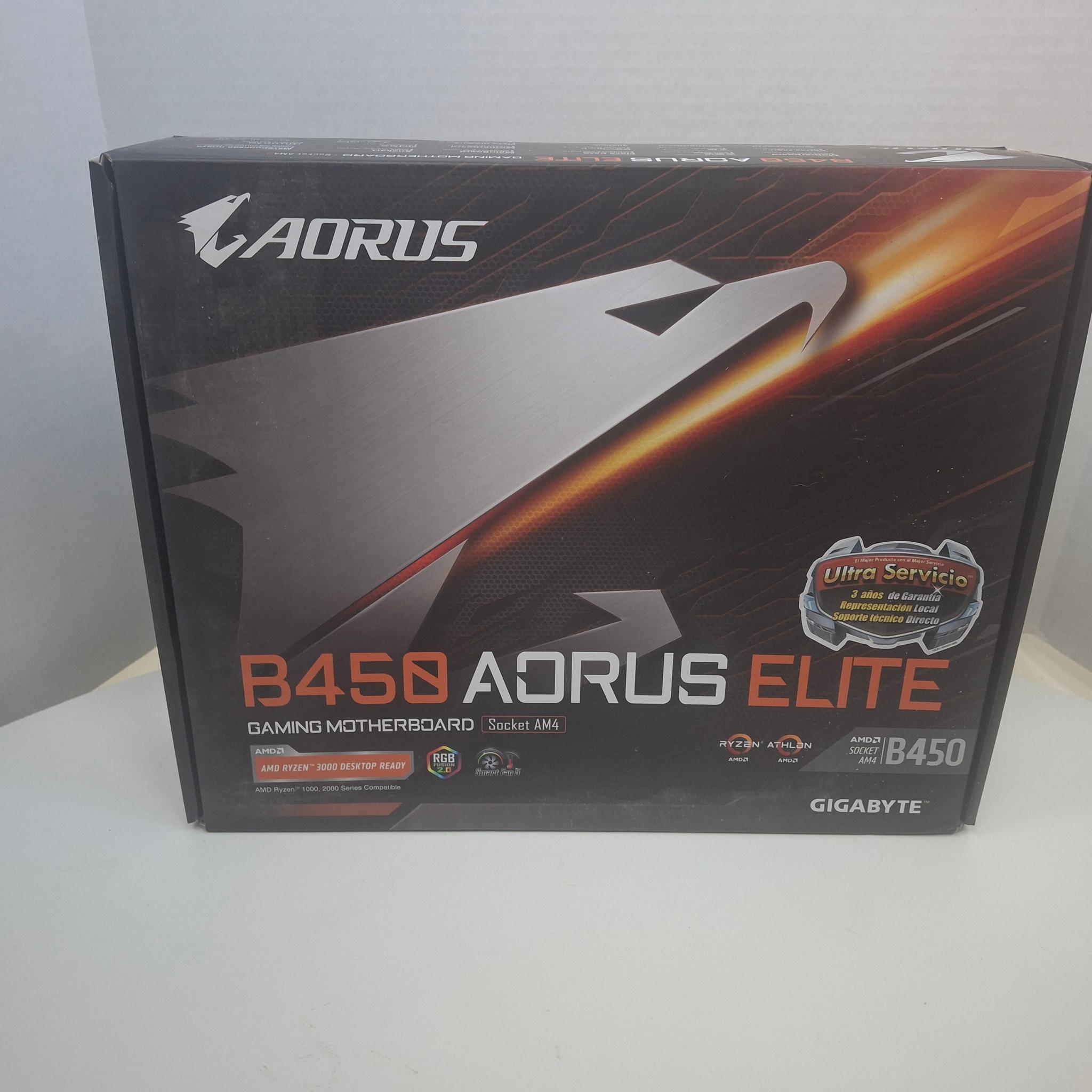 GIGABYTE B450 AORUS ELITE AM4 AMD B450 ATX AMD Motherboard