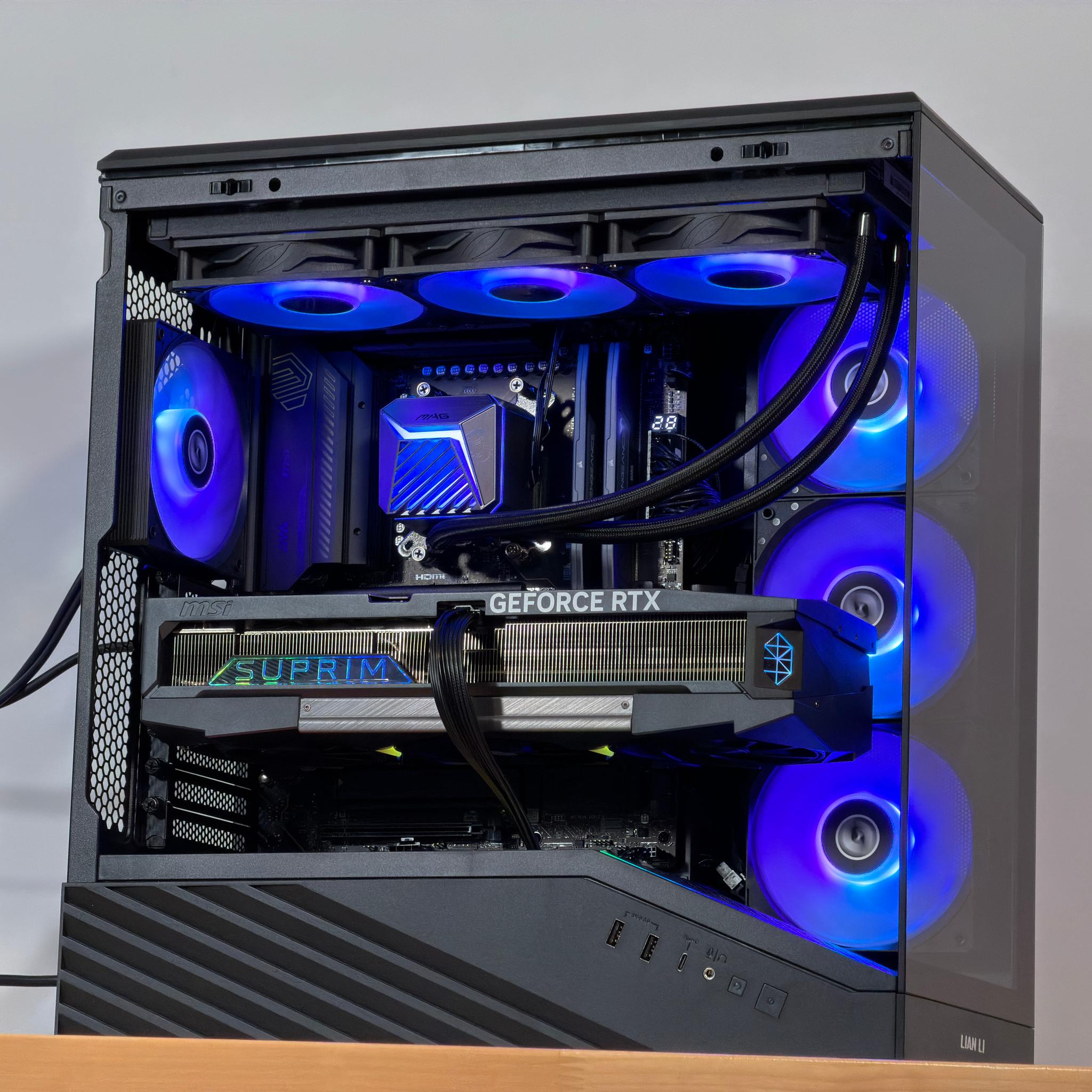 RTX 5090 Suprim Ryzen 7 9800x3d Gaming PC