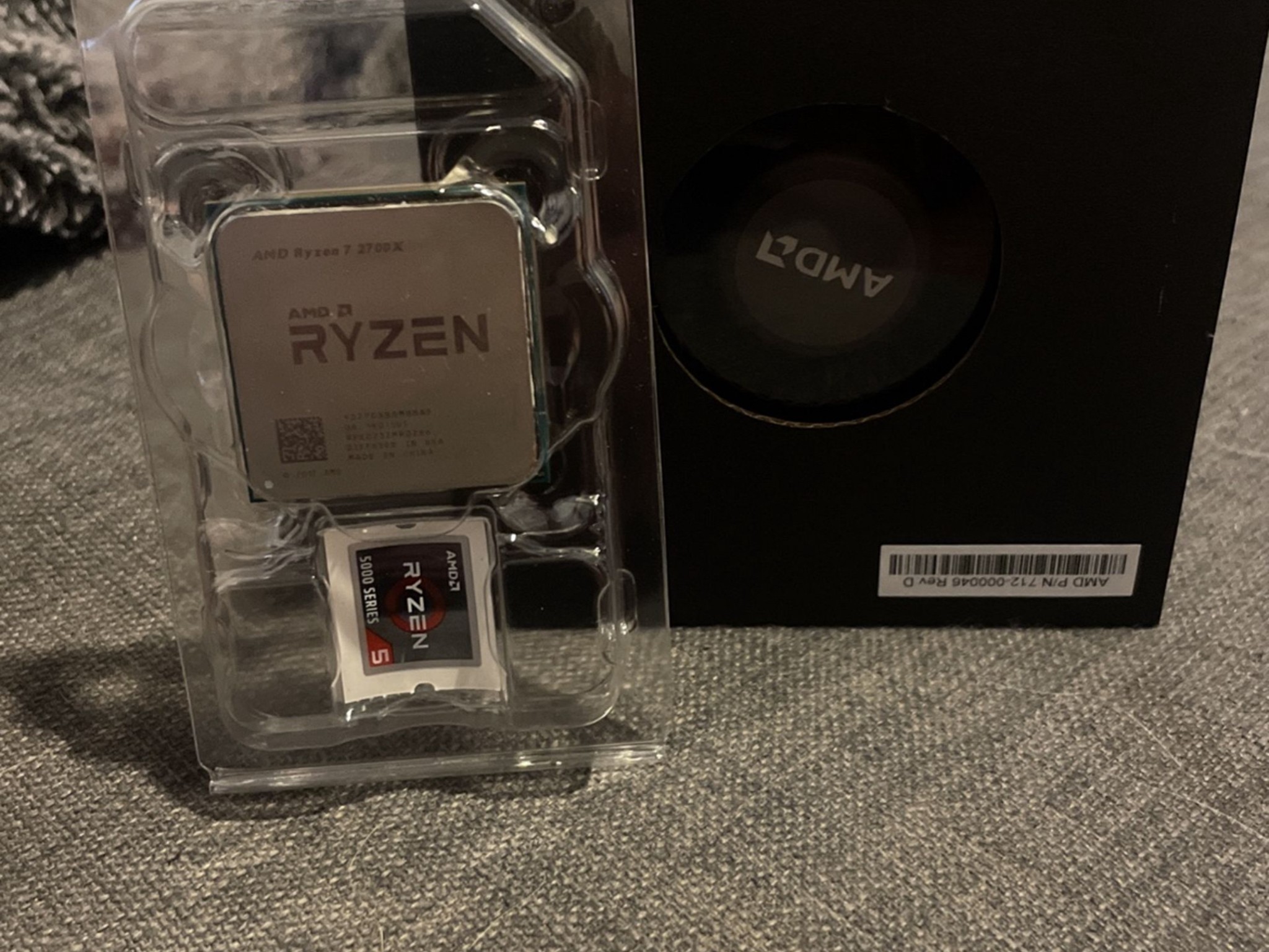 Ryzen 7 2700x and AMD cooler