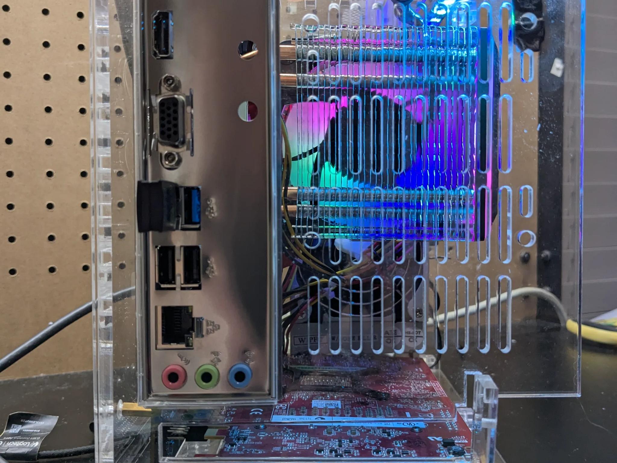 60 FPS Fortnite | 180 Day Warranty | See-Through Case, i5-3550S, 16GB RAM, 2GB GPU, 512GB SSD, Win10