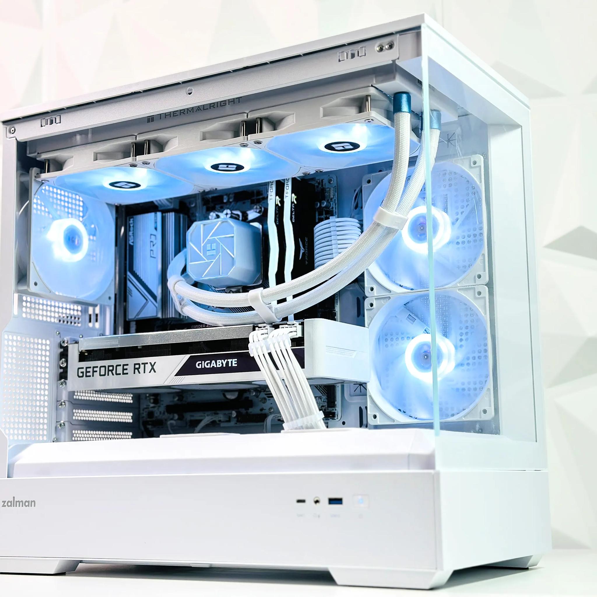 🤍🐻‍❄️Gaming PC▪️Nvidia RTX 3070 8GB▪️AMD Ryzen 7 5700X 8 core▪️32GB DDR4 ▪️ 1TB SSD NVME