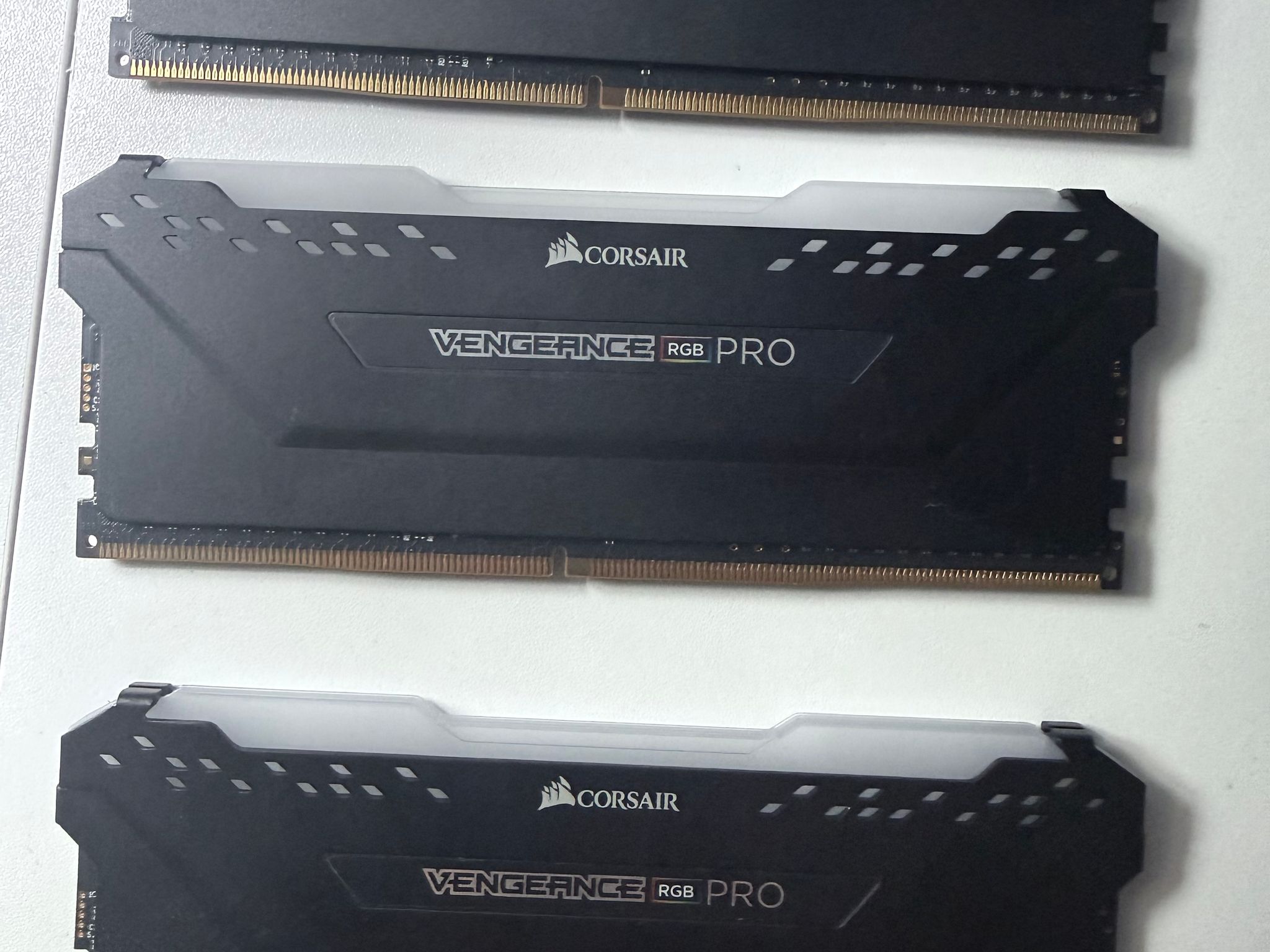 CORSAIR - VENGEANCE RGB PRO 24GB (3x8GB) DDR4 3200MHz C16 UDIMM Desktop Memory - Black