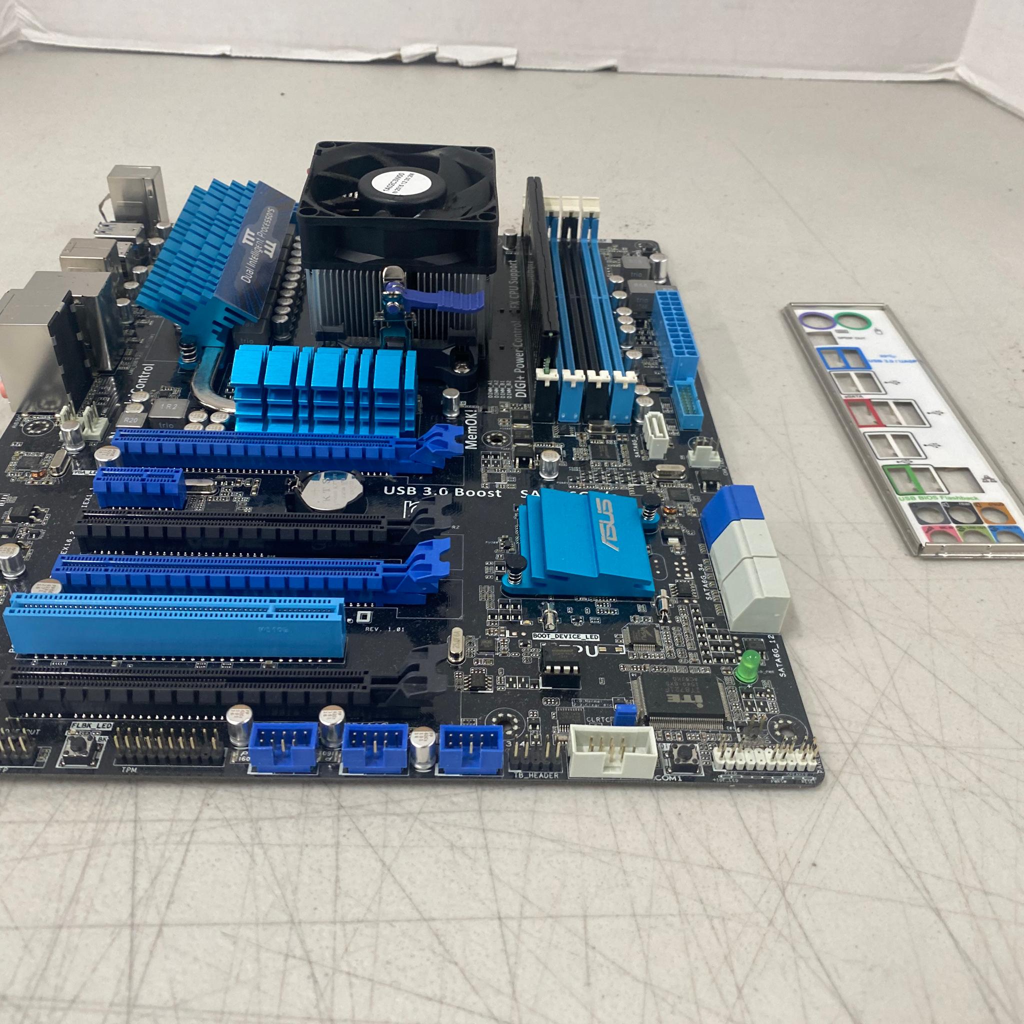 ASUS M5A99FX PRO R2.0 Motherboard + AMD FX CPU + 4GB Corsair DDR3 RAM Combo