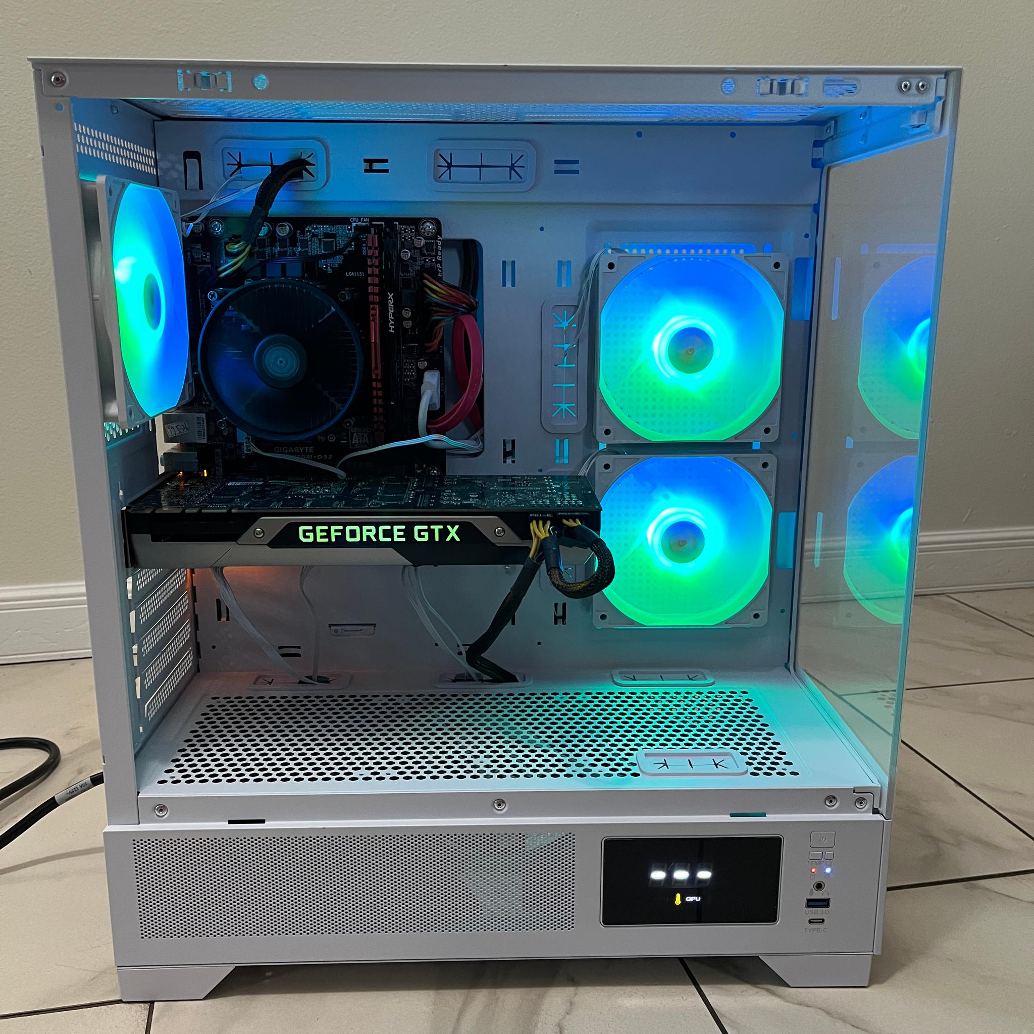NVIDIA GTX Titan 6GB, Intel i5-7500, 12GB RAM, 870 GB Storage, RGB Gaming PC w/ Wi-Fi & Bluetooth