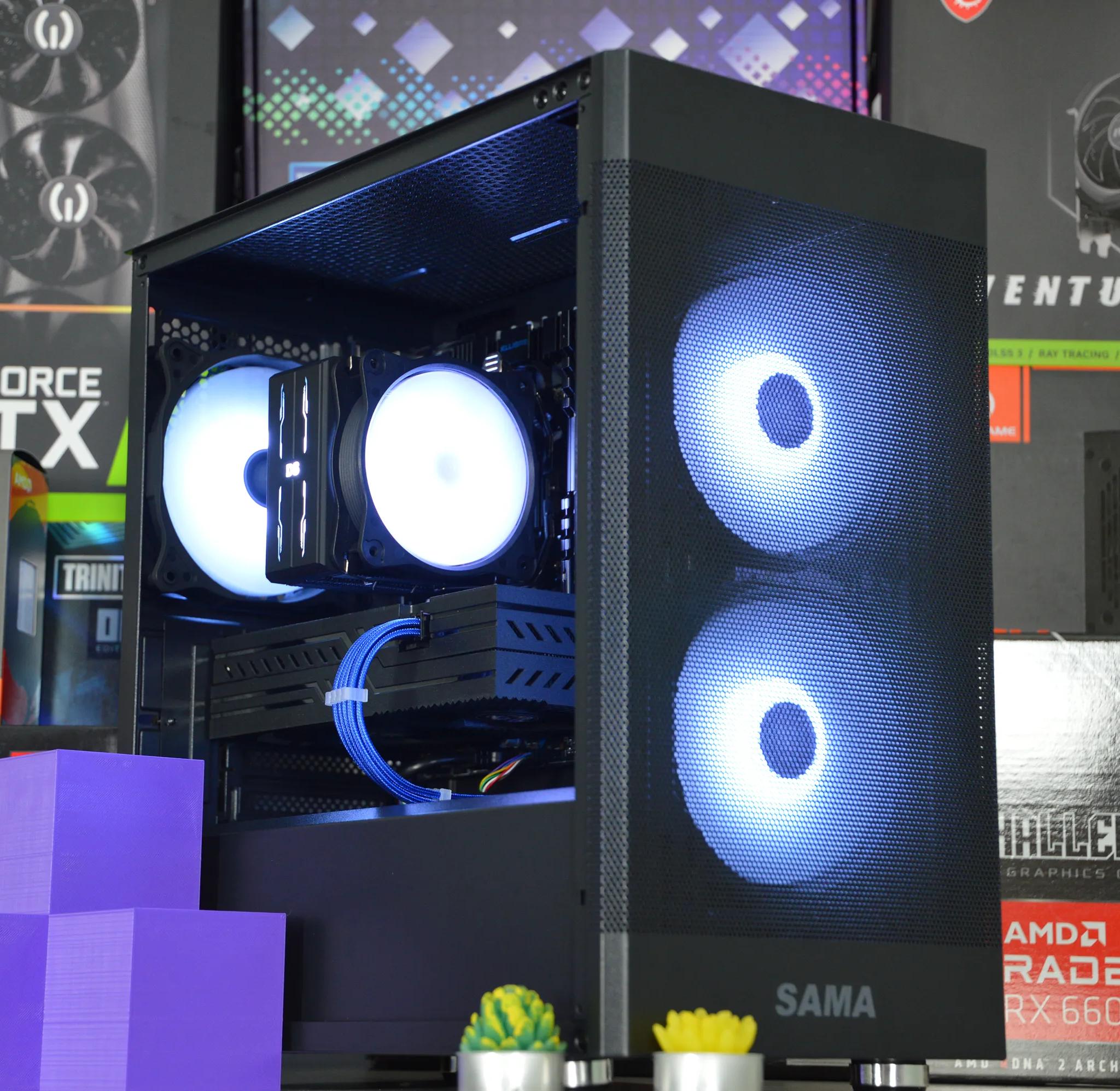 🔵⚫️| RX 580 8GB | INTEL XEON E5 2670 V3 | 16GB DDR4 RAM | 1TB NVME SSD | Midnight Cobalt |